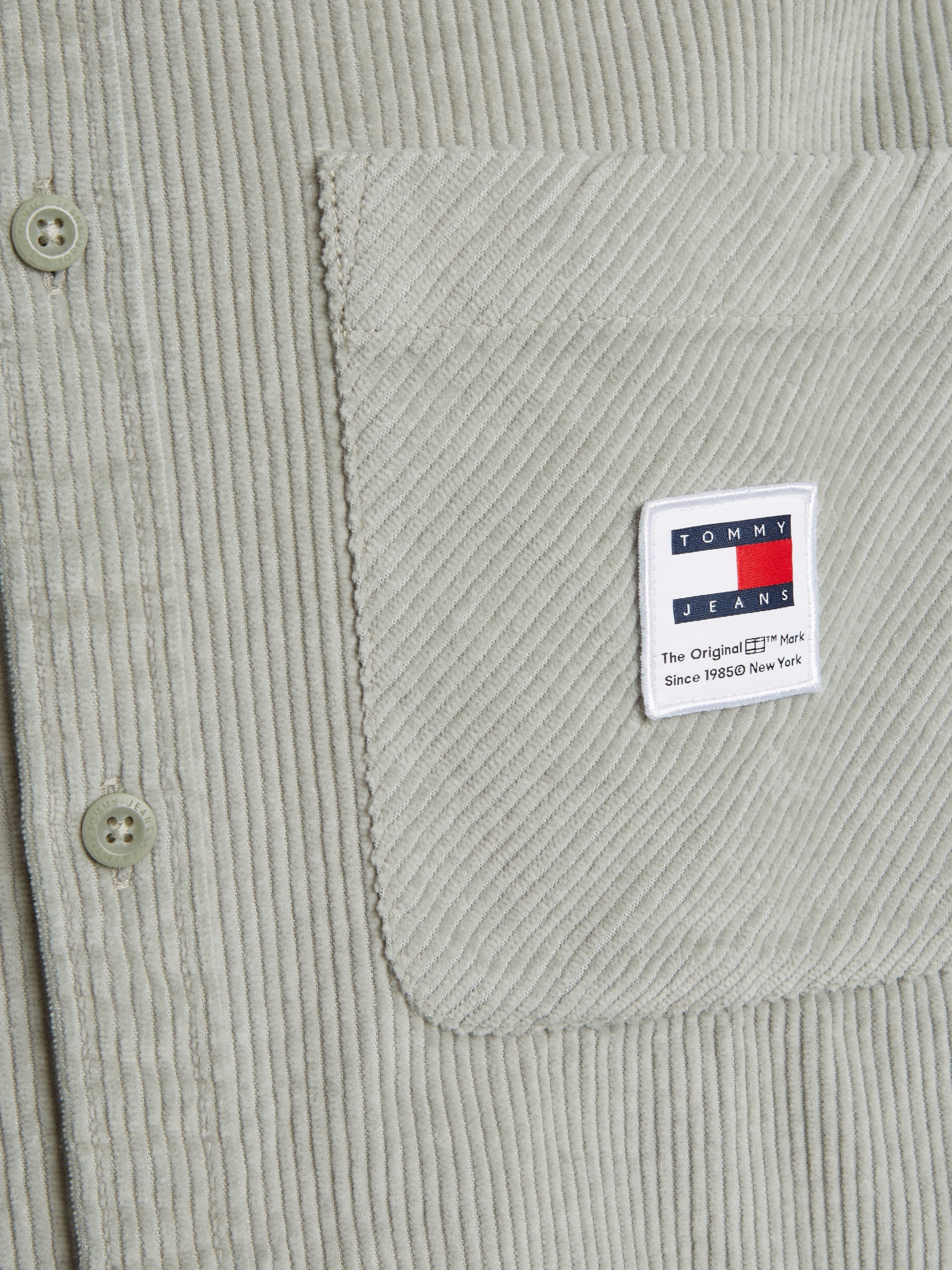 Tommy Jeans Langarmhemd »TJM RLX CORDUROY CHNKY mit bestellen Brusttasche BAUR ▷ | SHIRT EXT«