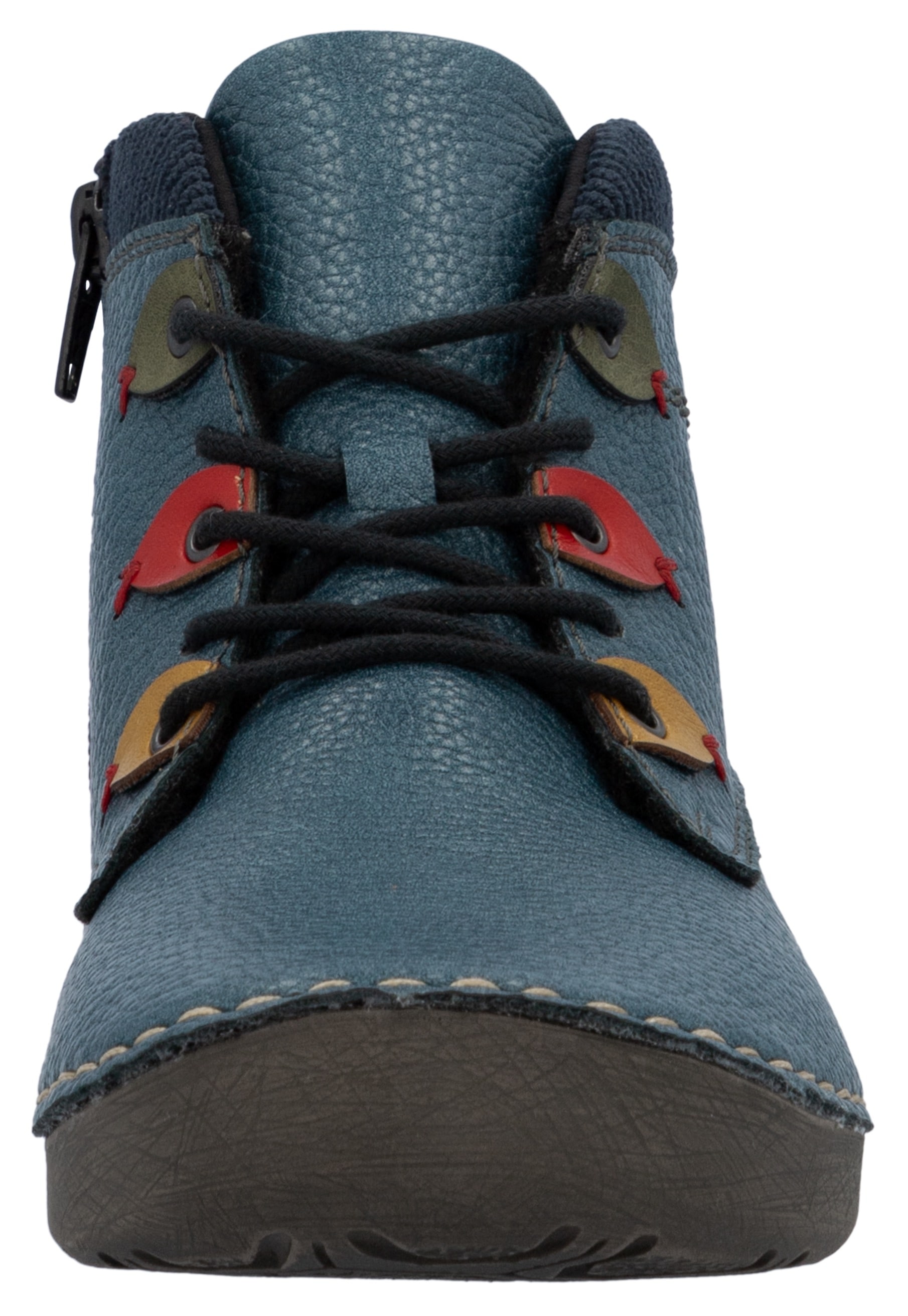 Rieker Schnürboots, Stiefelette, Casualboots, High Top Sneaker mit Innenreißverschluss