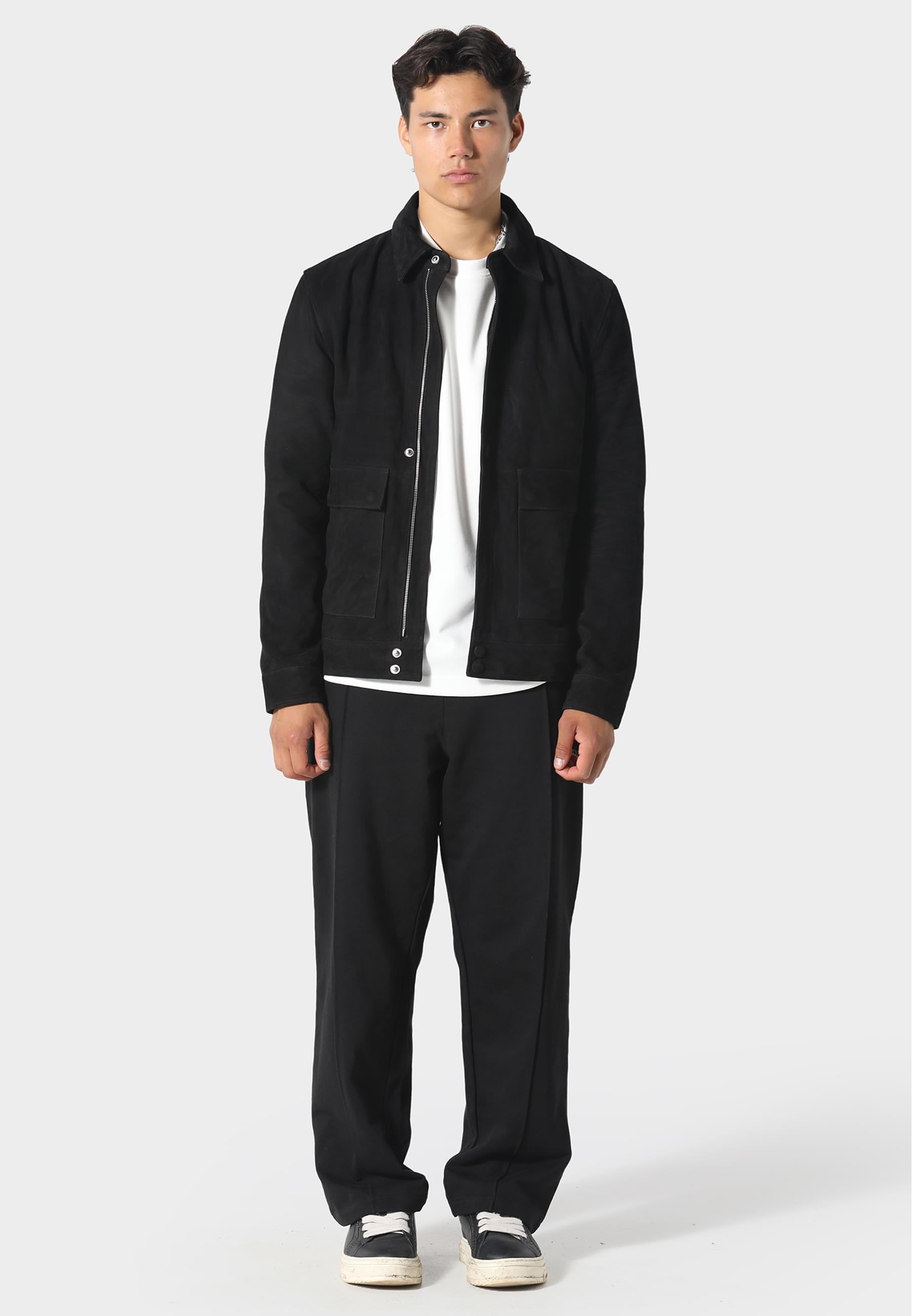 Pas De Monaco Lederjacke »Pas De Monaco SWADE JACKET« 1 Stk. tlg. ohne Kapuze