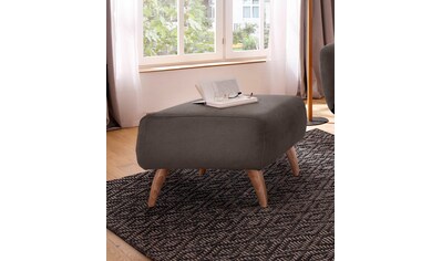 Home affaire Polsterhocker »Tiber«, mit Holzfüßen kaufen Home affaire Polsterhocker »Tiber«, mit Holzfüßen kaufen