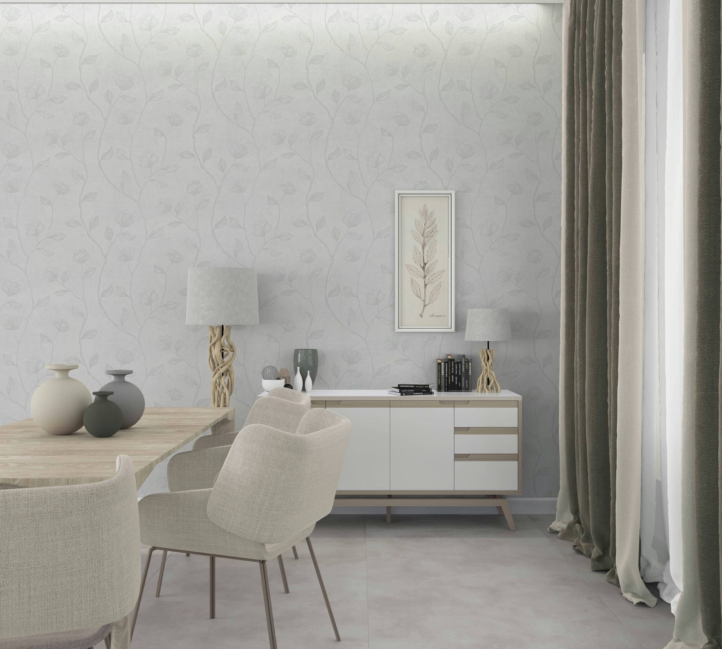 Marburg Vliestapete »GZSZ Tapete 34803«, botanisch, moderne Tapete für Wohnzimmer Schlafzimmer Küche