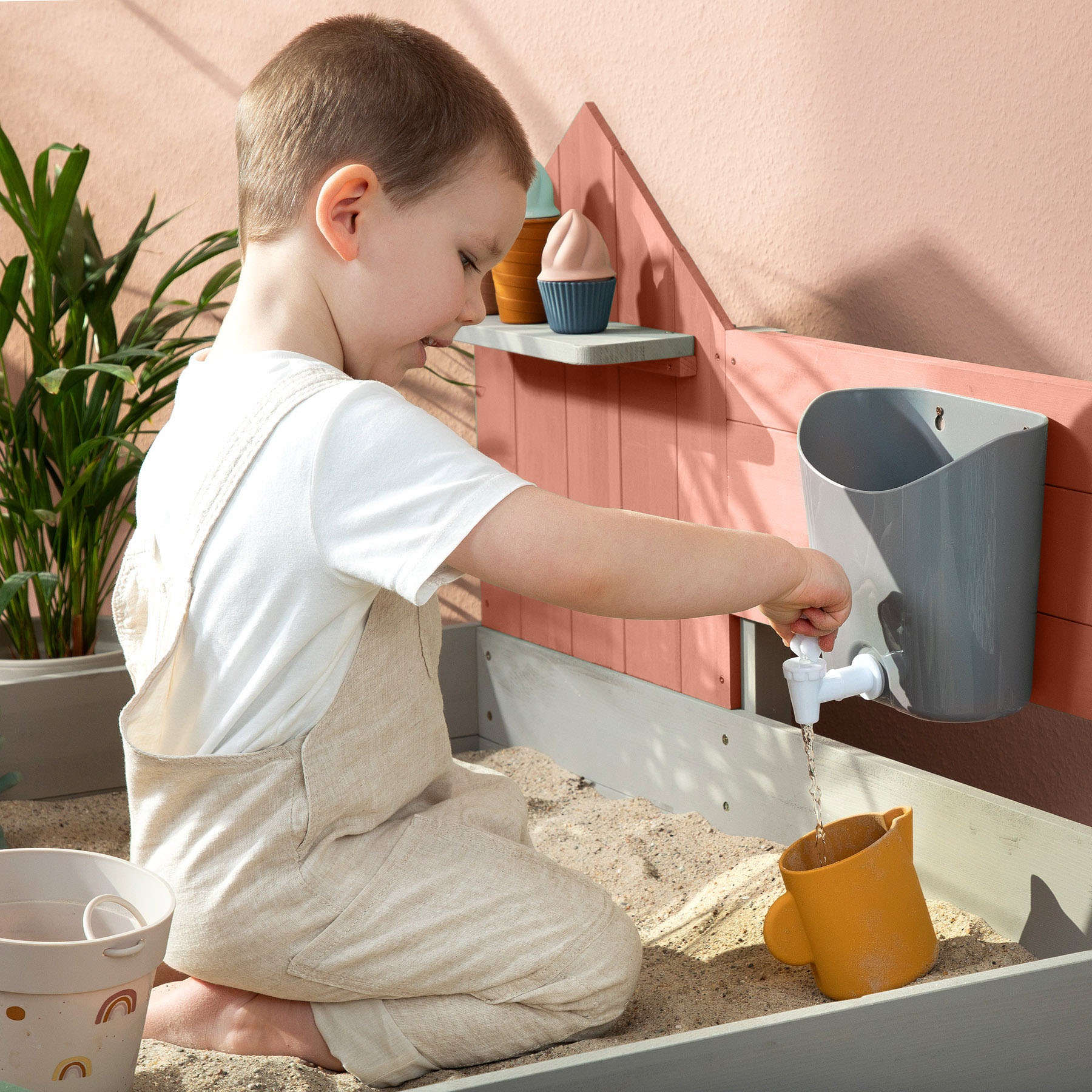 MUDDY BUDDY® Sandkasten »Sandkasten Cozy House« Dieses Produkt besteht aus FSC®-zertifiziertem Material.