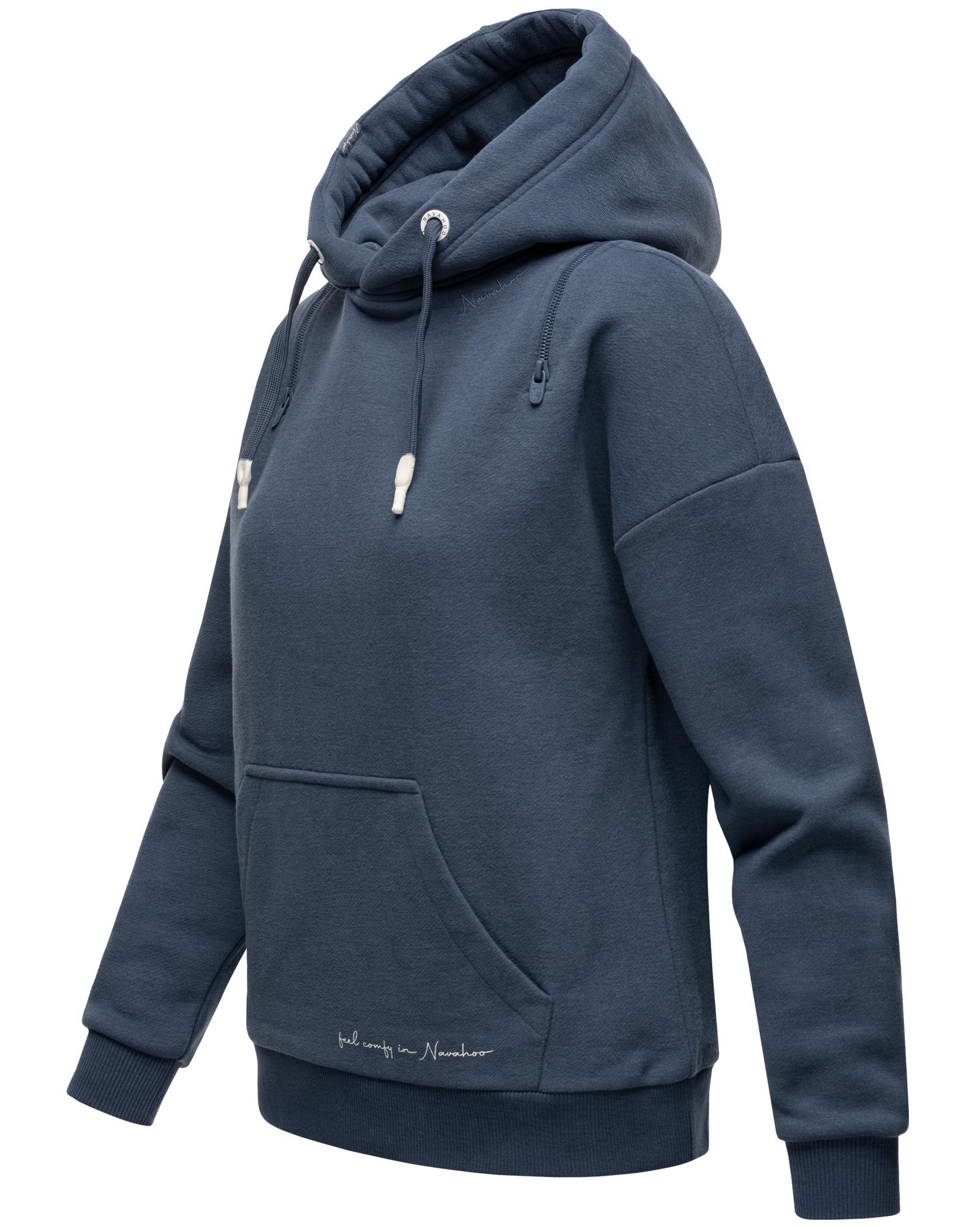 Navahoo Kapuzensweatshirt »Zuckerbärchen«, Kuscheliger Hoodie mit breiten Tunnelzugkordeln