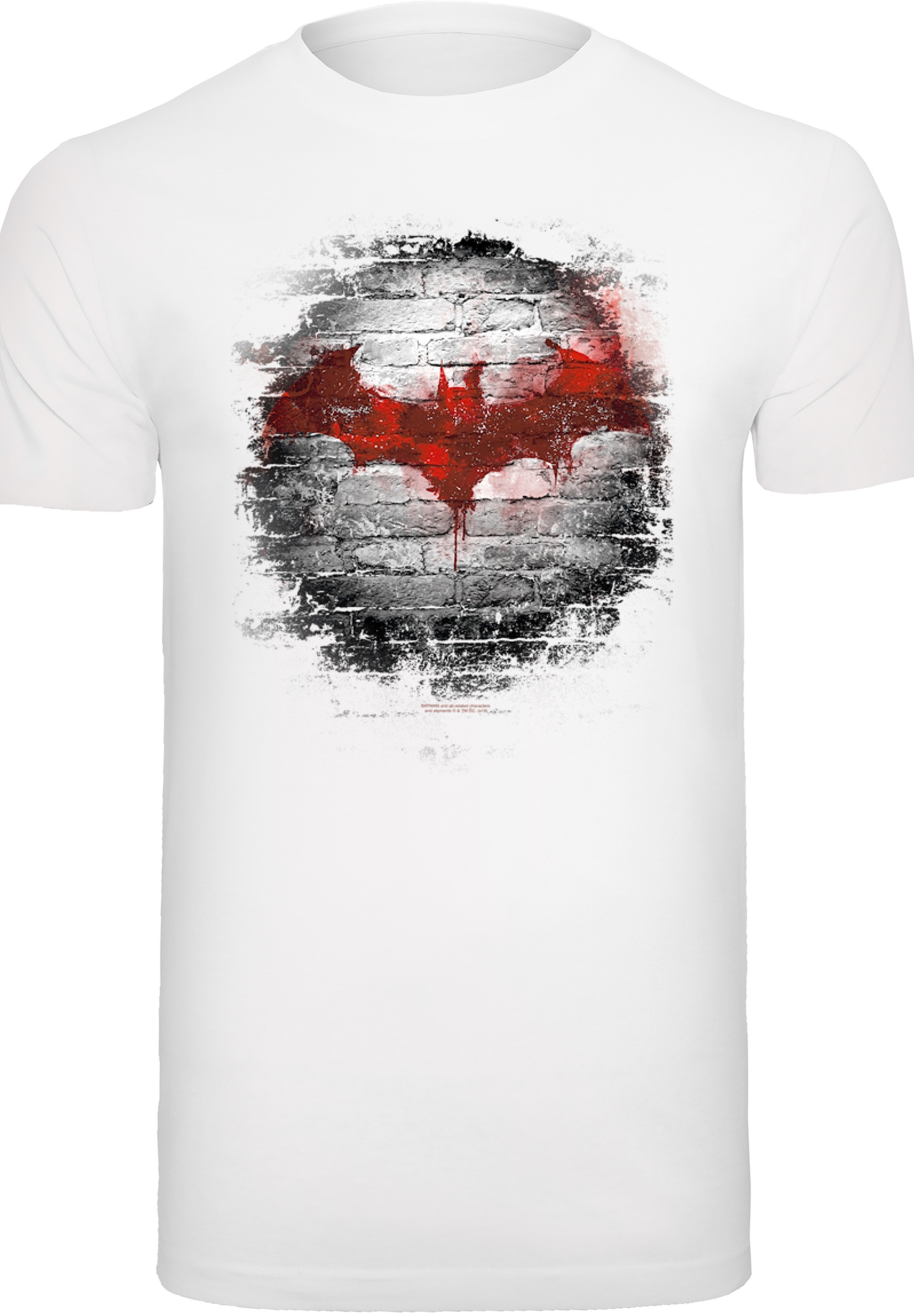 F4NT4STIC T-Shirt »Batman Logo Wall«, Herren,Premium Merch,Regular-Fit,Basic,Bedruckt