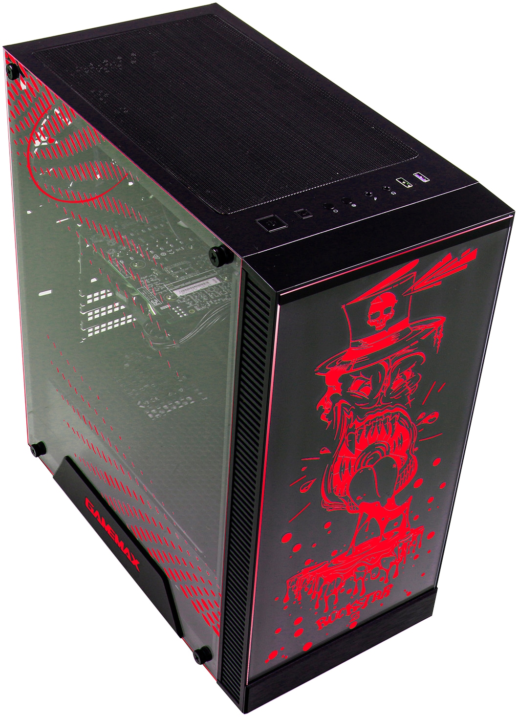 GAMEMAX PC-Komplettsystem »MegaDeal Rockstar 2842 AMD Ryzen 5 5600GT 16GB 480GB SSD« 27 ″ AMD Ryzen 5 16 GB RAM 480 GB SSD Windows 11 + MSI PRO MP272L LCD-Monitor, 68,6cm (27")