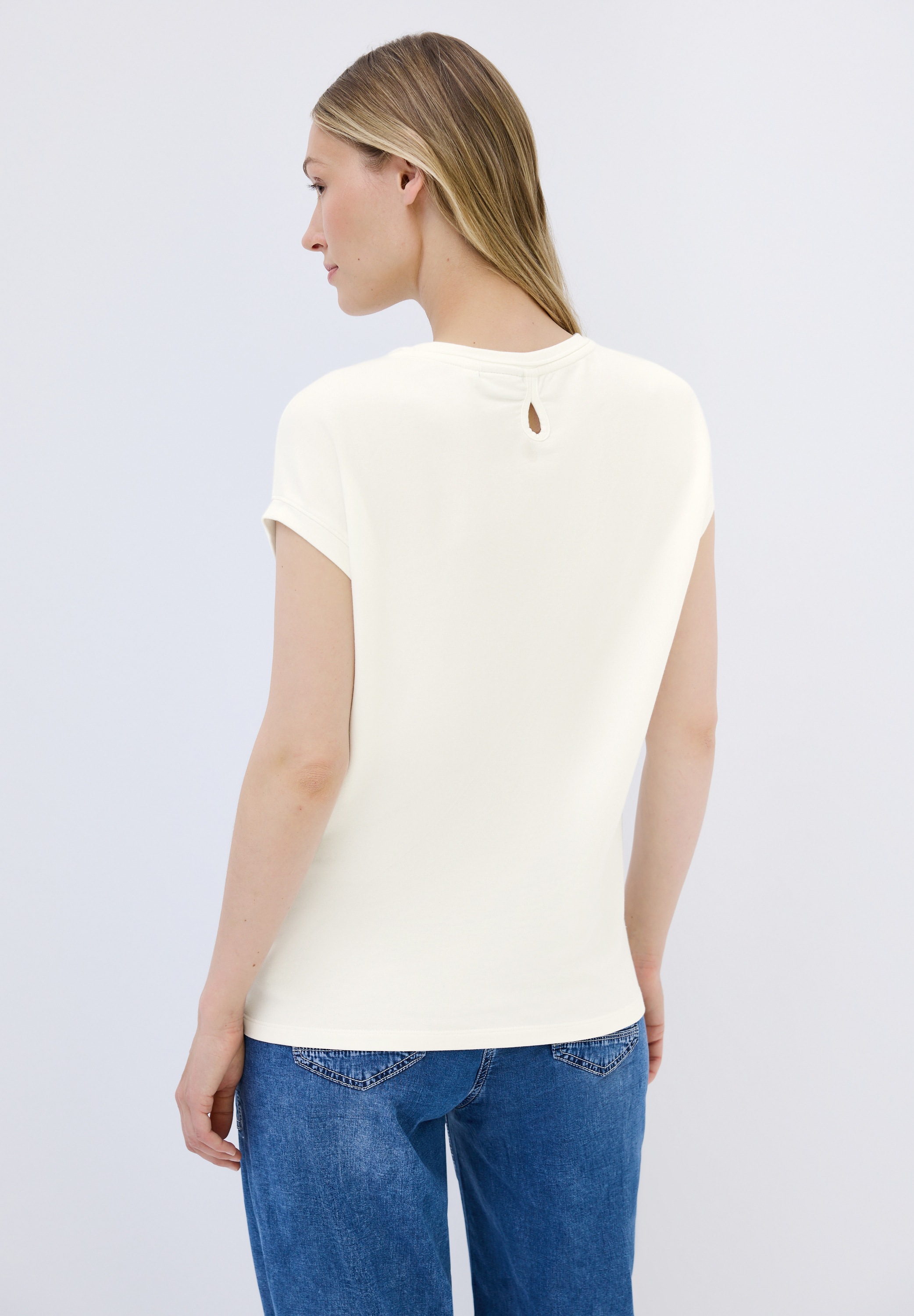 Cecil T-Shirt, aus Baumwolle mit Stretchante