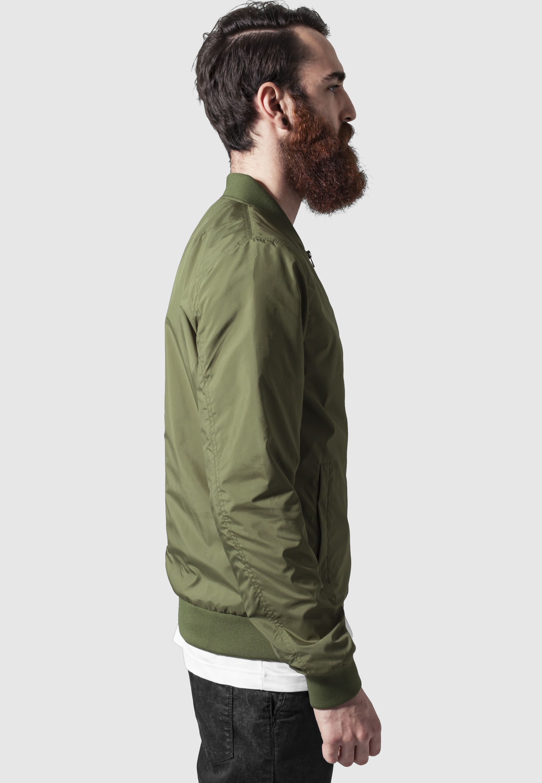 URBAN CLASSICS Allwetterjacke »Urban Classics Herren Light Bomber Jacket« 1 Stk. tlg. ohne Kapuze