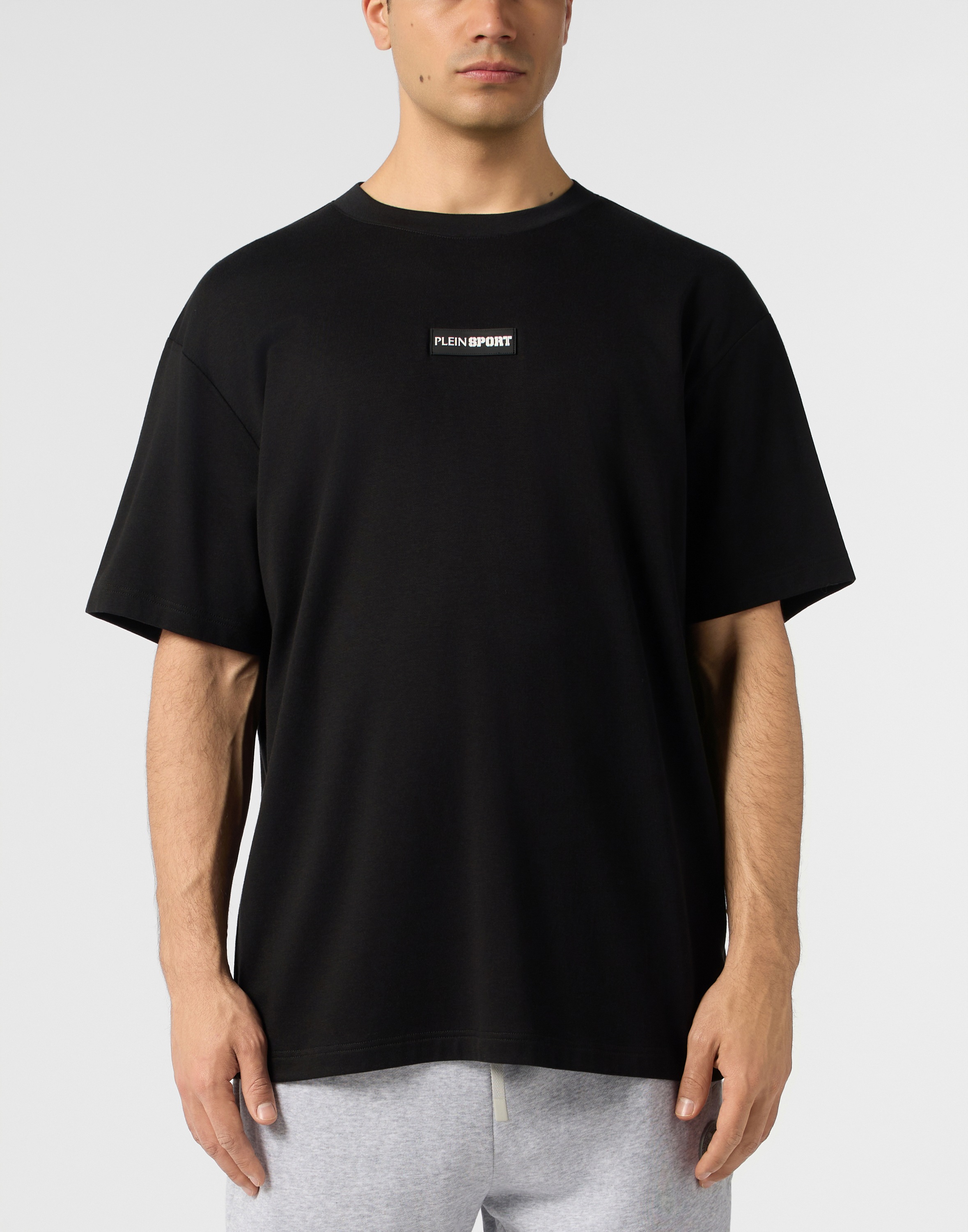 PLEIN SPORT T-Shirt »Slub Cotton T-Shirt Scratch«
