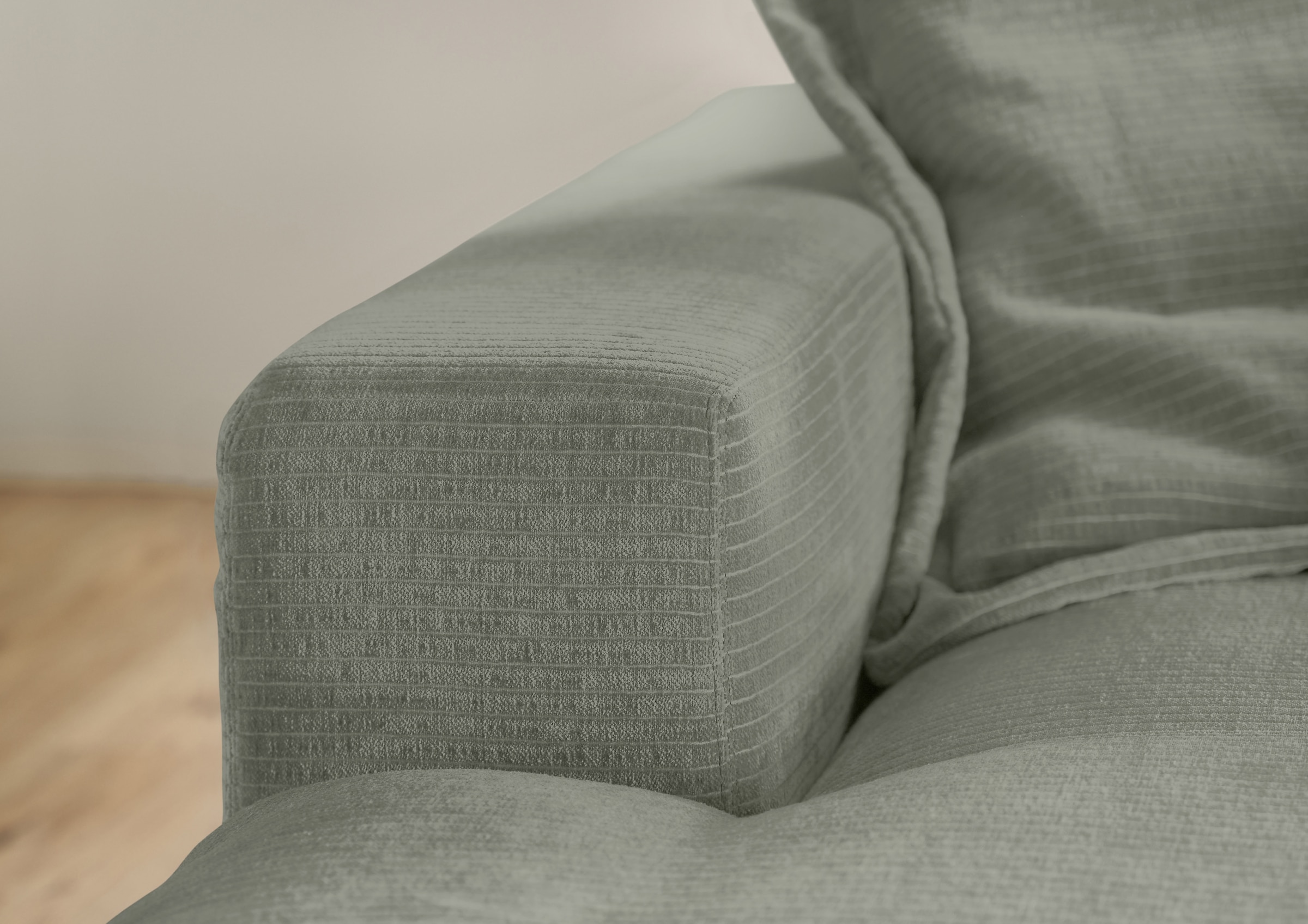 Musterring Ecksofa »Lucia«, verschiedene Farben, großer Longchair mit Armlehne, B330 x T190 cm