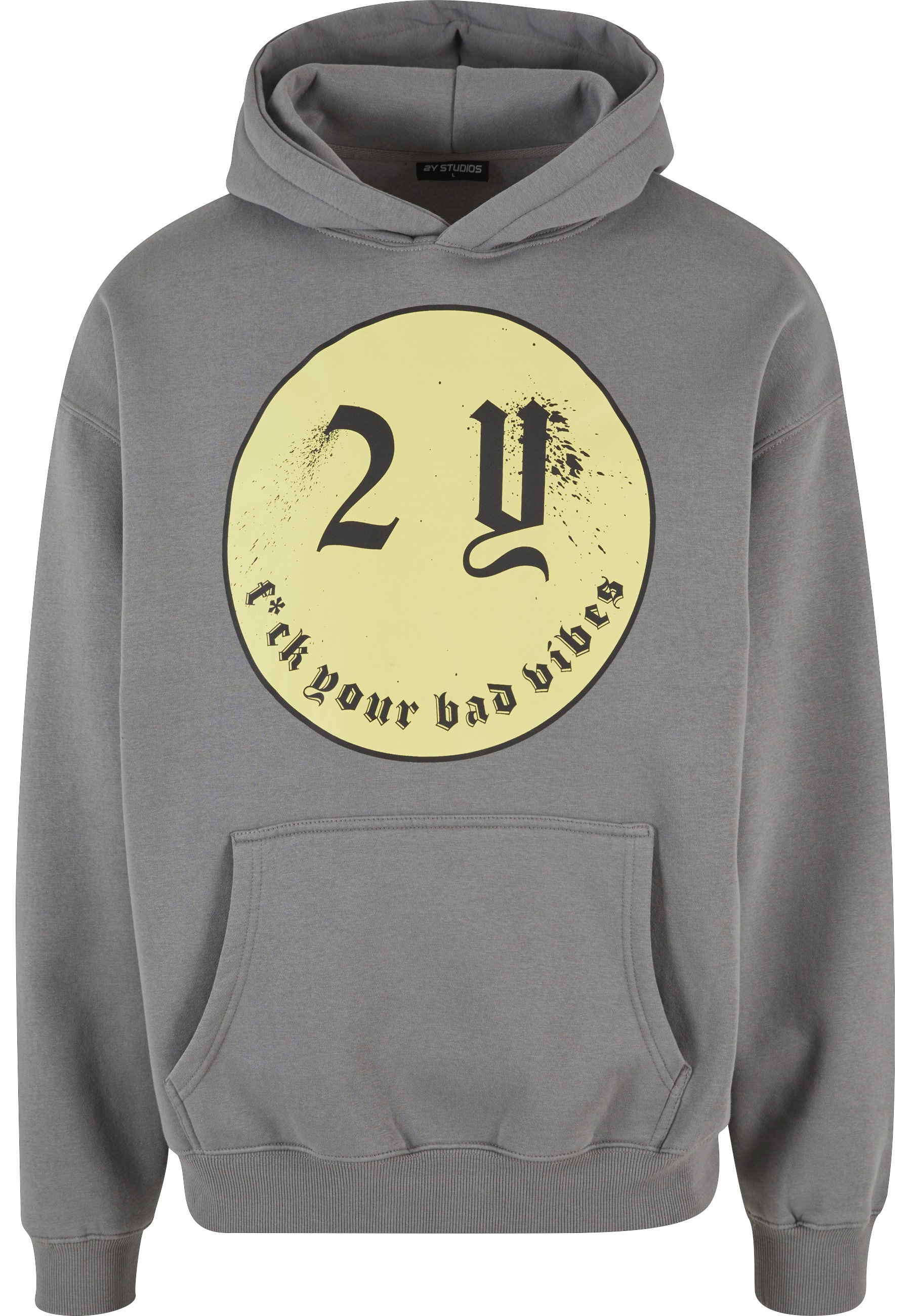 2Y Studios Kapuzensweatshirt »2Y Studios Herren Smiley Oversize Hoodie«, 1 Stk.
