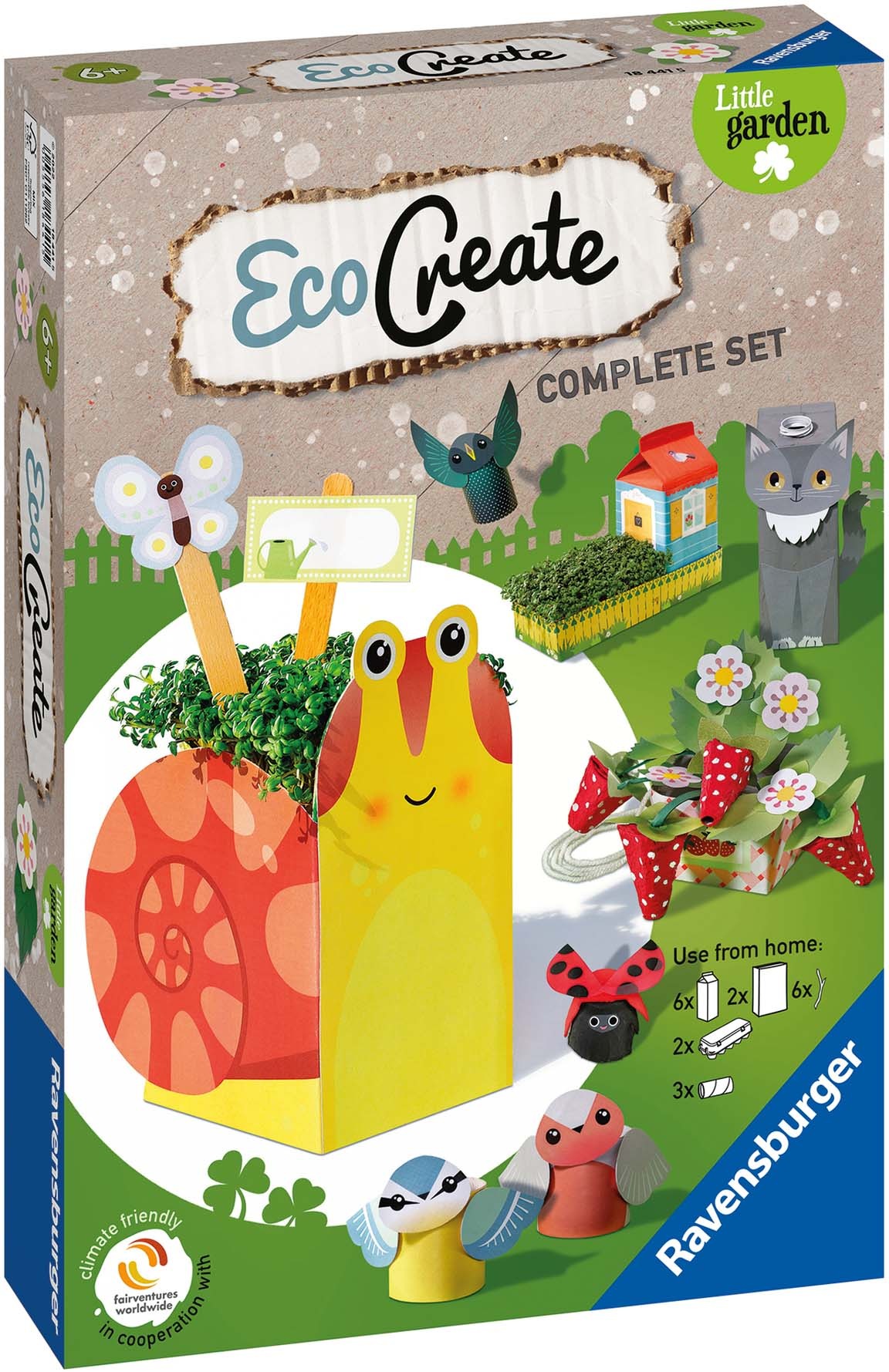 Ravensburger Kreativset »Eco Create, Midi Little Garden«, Made in Europe, FSC® - schützt Wald - weltweit