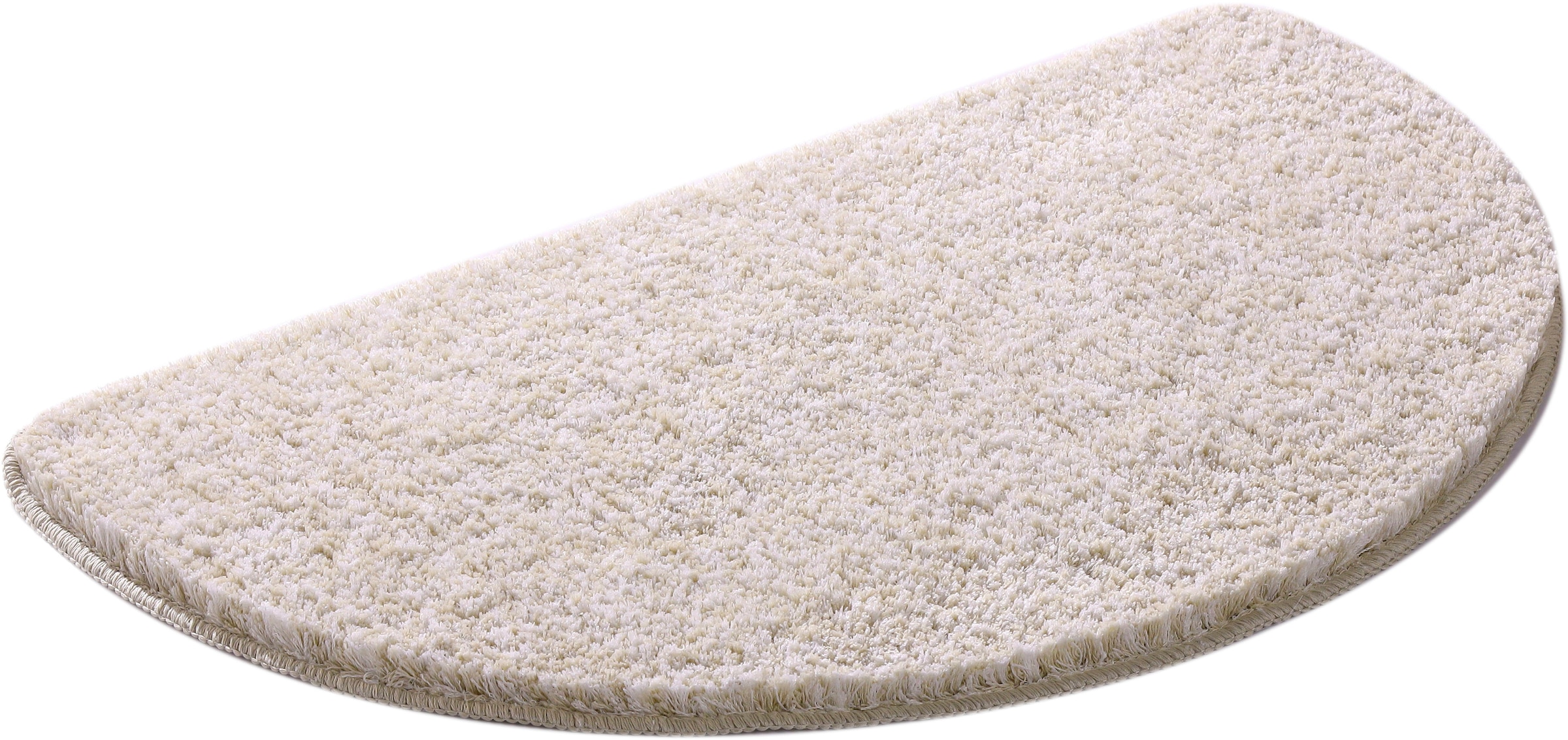 my home Badematte »Vanessa meliert, Badvorleger, Badezimmer Teppich, Duschvorleger«, rutschhemmend beschichtet, strapazierfähig, Badteppich, weiche Haptik, unifarben