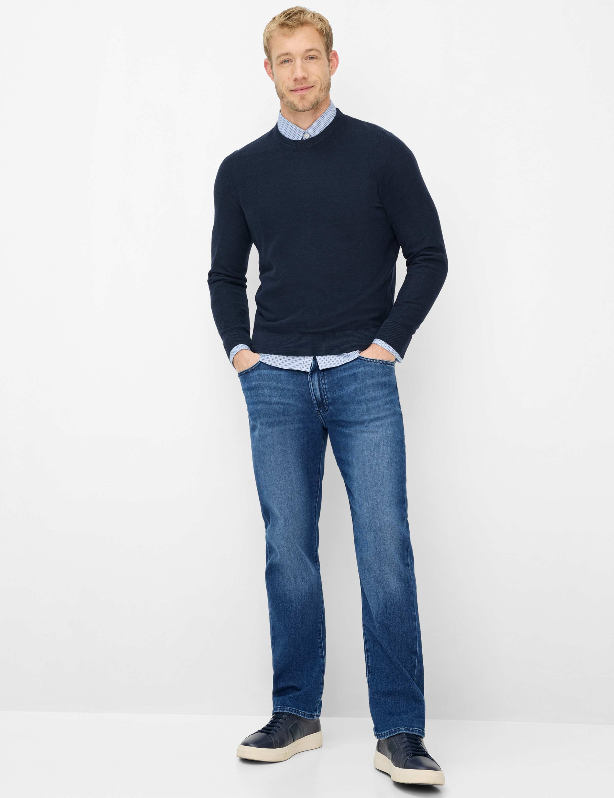 Thumbnail - Brax Rundhalspullover "Style RICK"