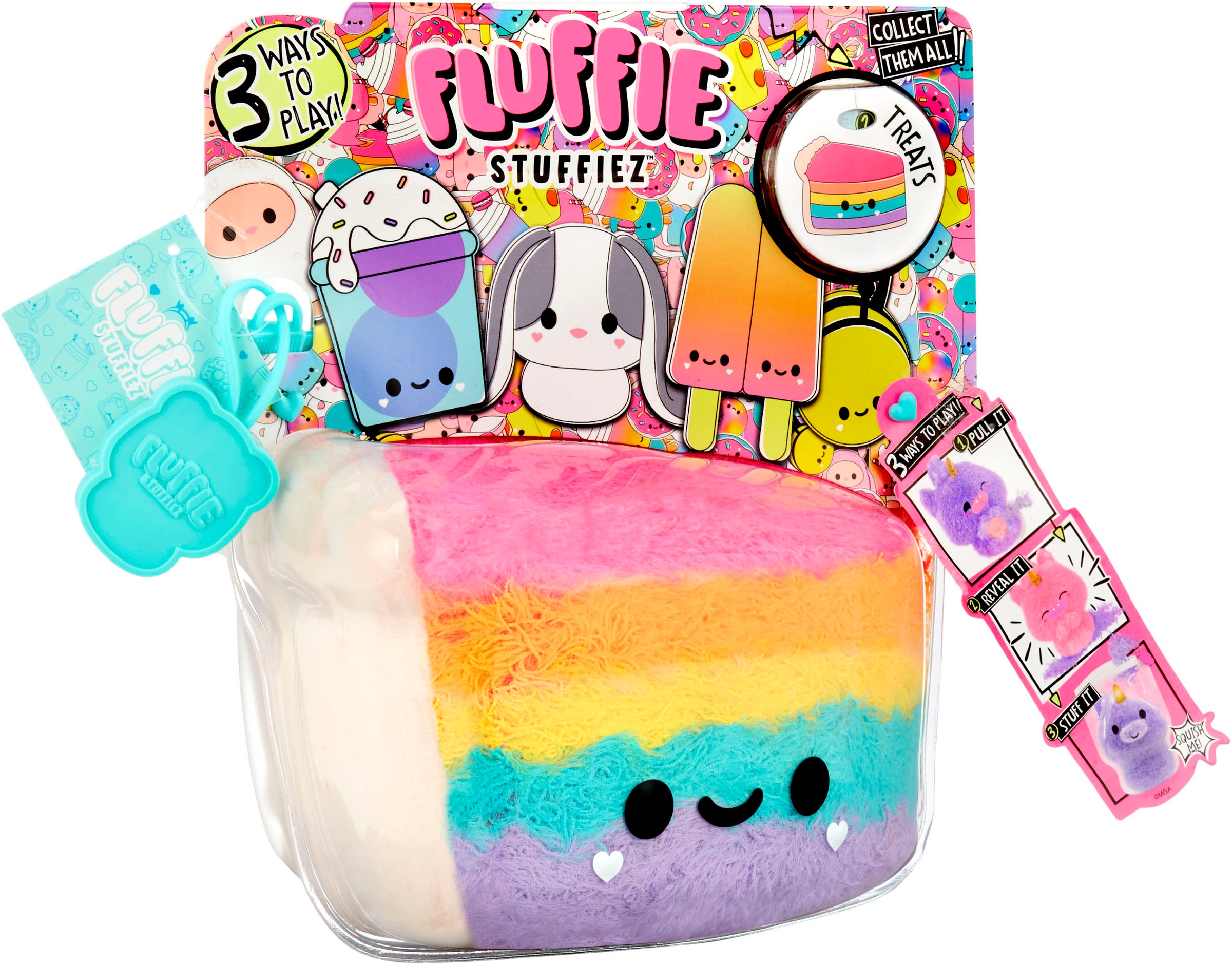 Plüschfigur »Fluffie Stuffiez Small Plush - Cake/Pizza«