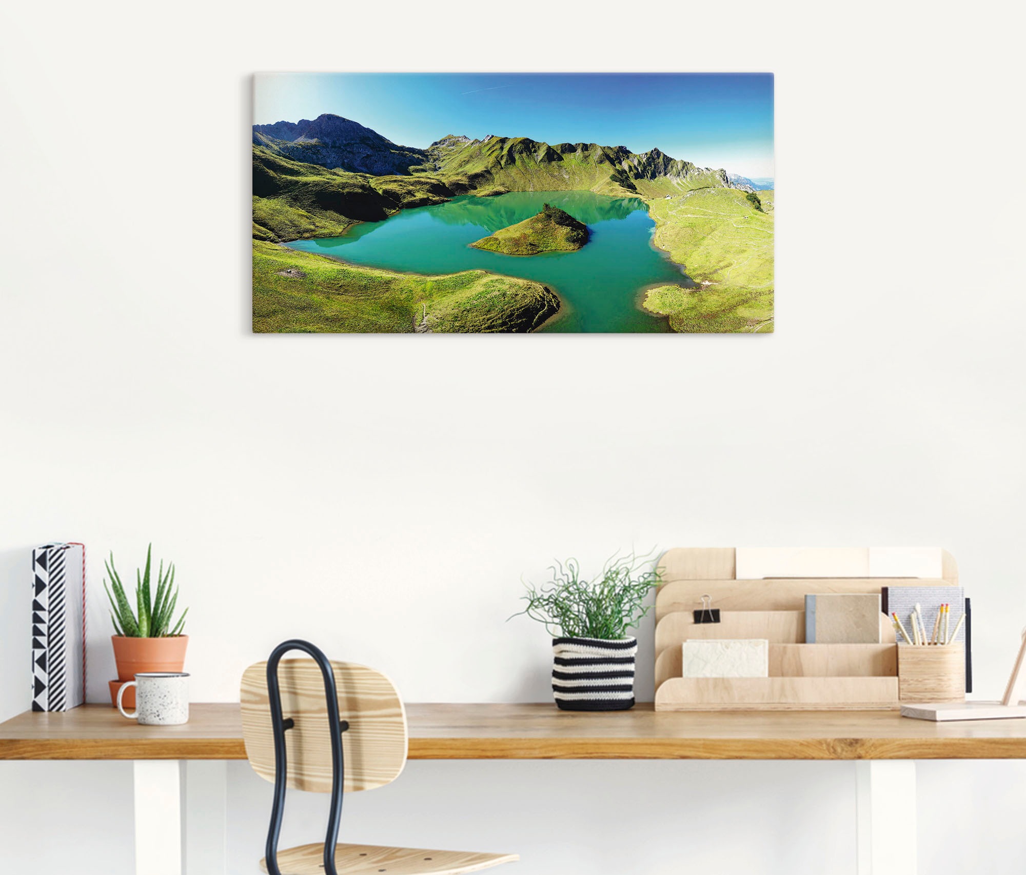 Artland Leinwandbild "Schrecksee Bayerischen Hochalpen" Berge & Alpenbilder günstig online kaufen