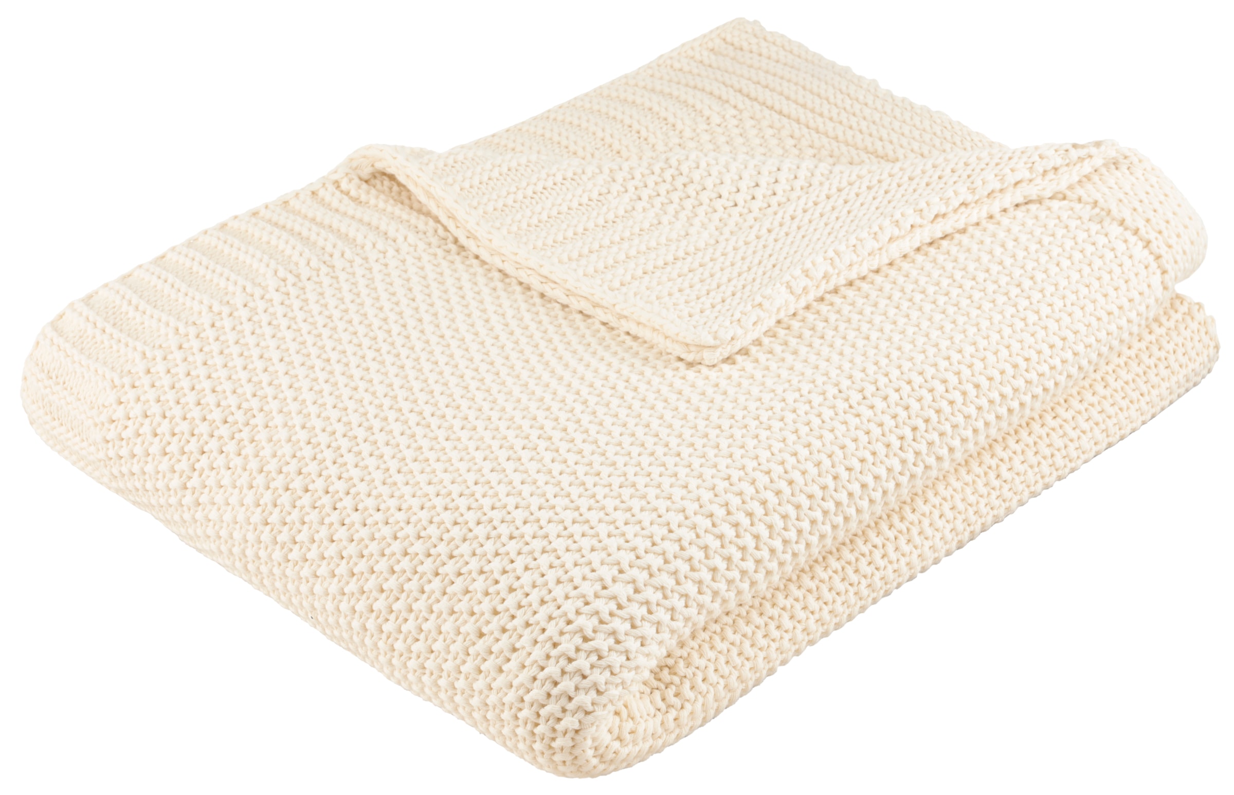 OTTO home Wohndecke "Phelon" 100% Baumwolle, Trendiges Strickmuster, 130 × günstig online kaufen
