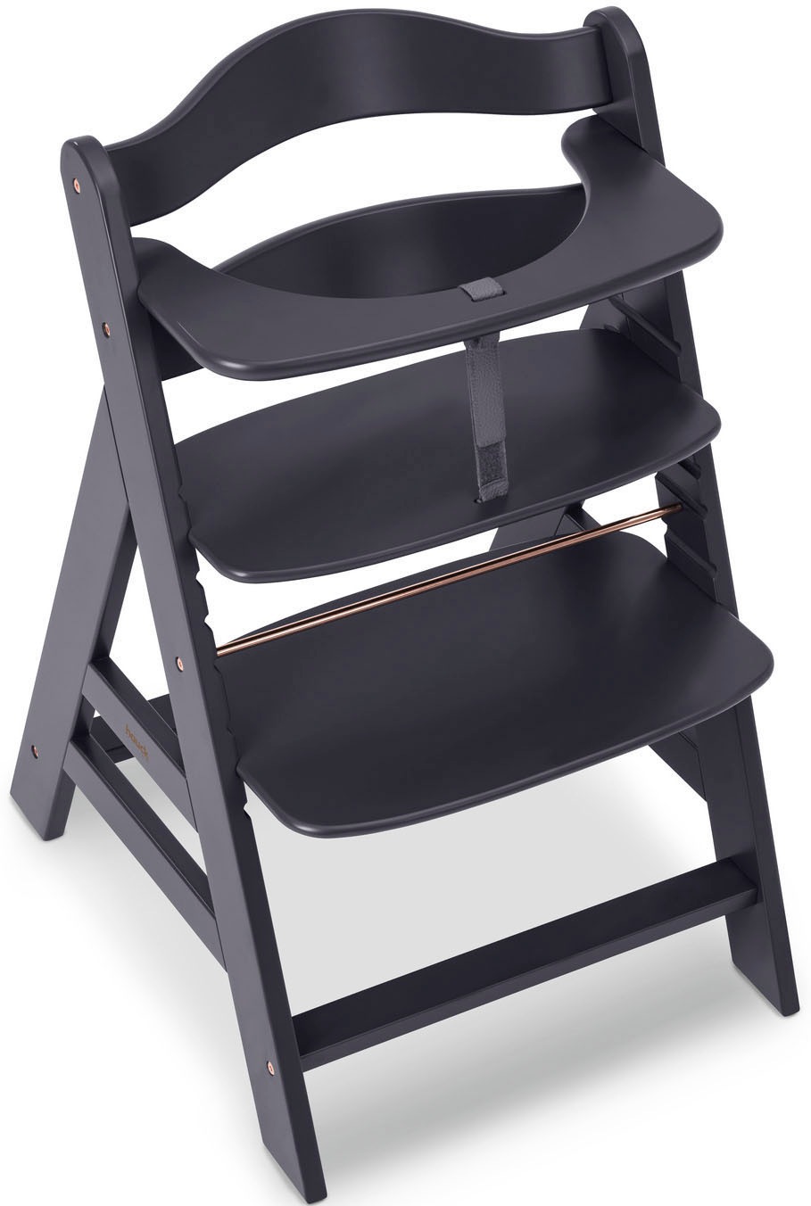Hauck Hochstuhl »Alpha+, Dark grey«, FSC® - schützt Wald - weltweit