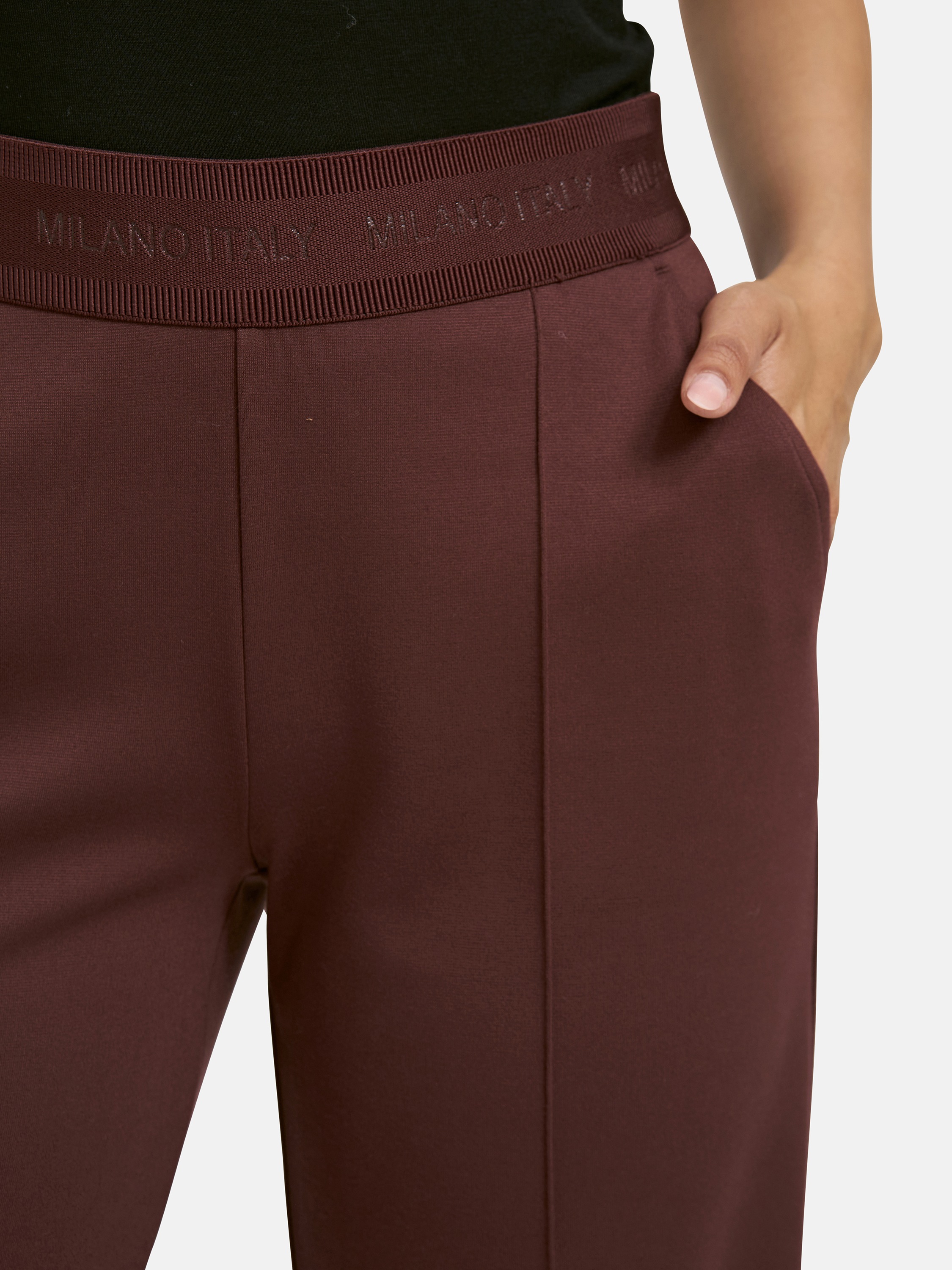 Milano Italy Schlupfhose  mit Elastikbund & seitlichen Taschen