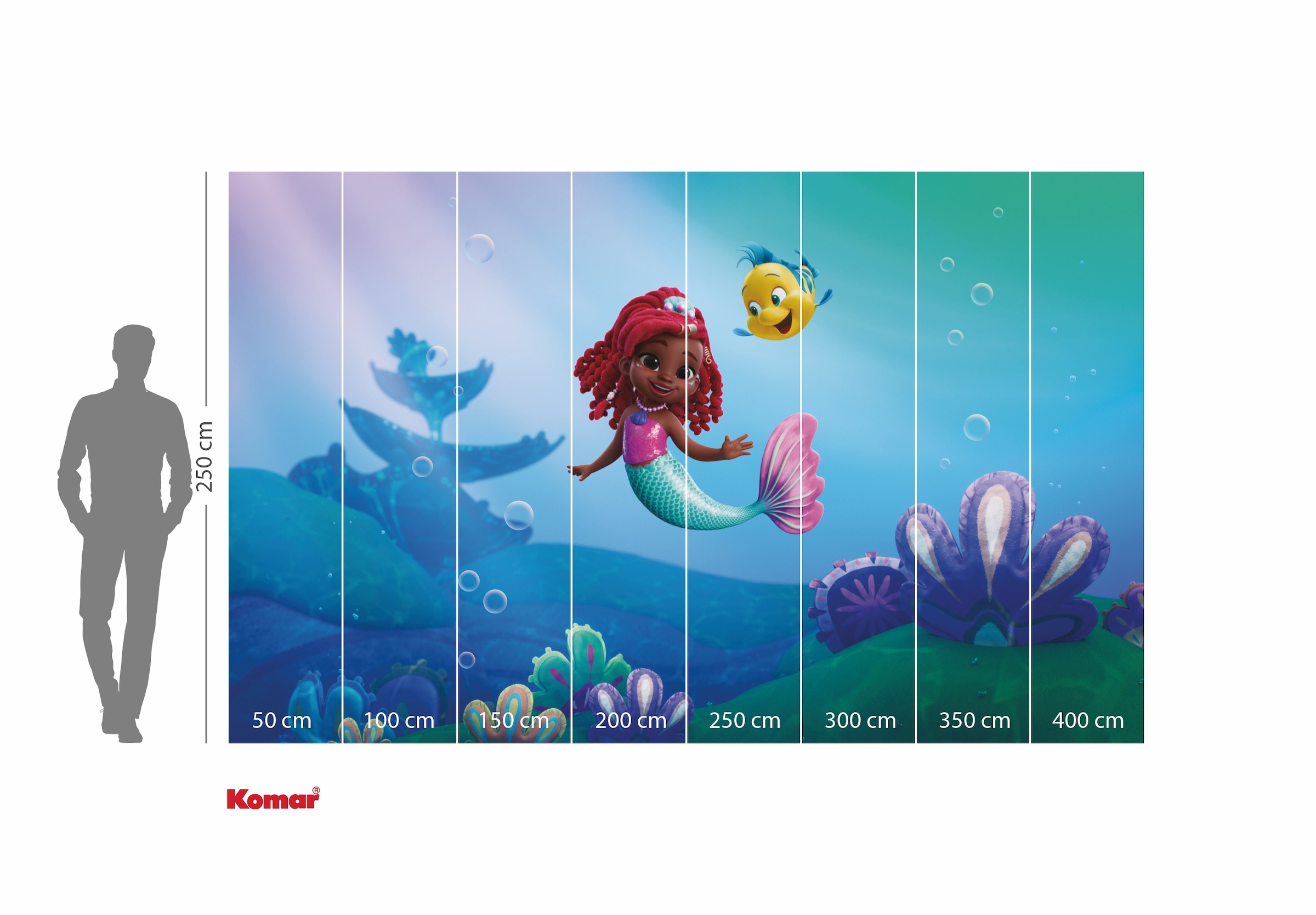 Komar Kindertapete »Disney Ariel Junior Frie...