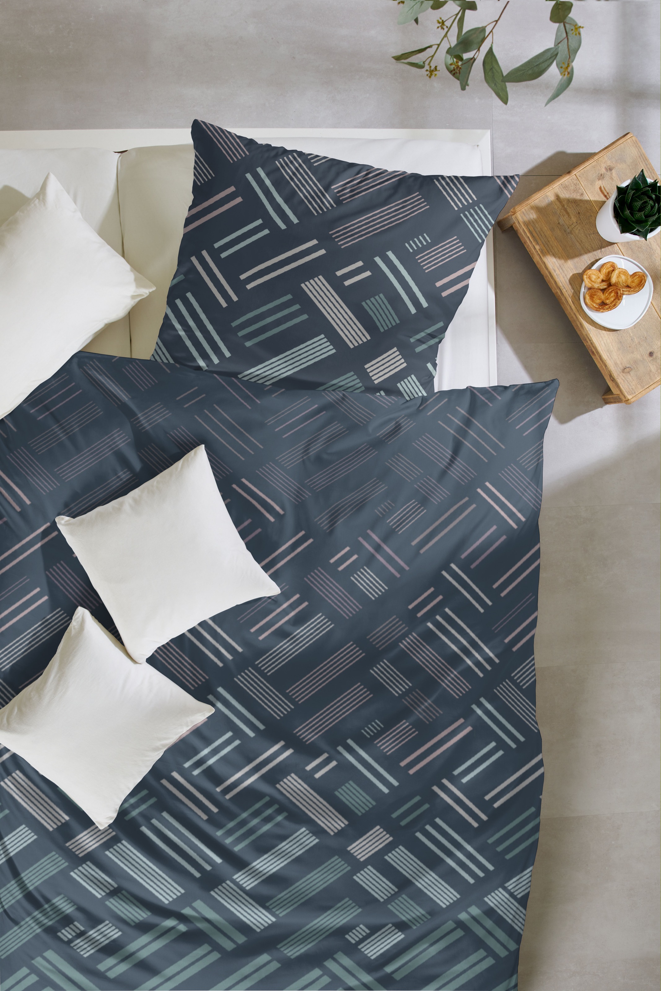 Primera Bettwäsche "Satin Bettwäsche "Retro"" 2 Stk. Mit Kindheitserinernde günstig online kaufen