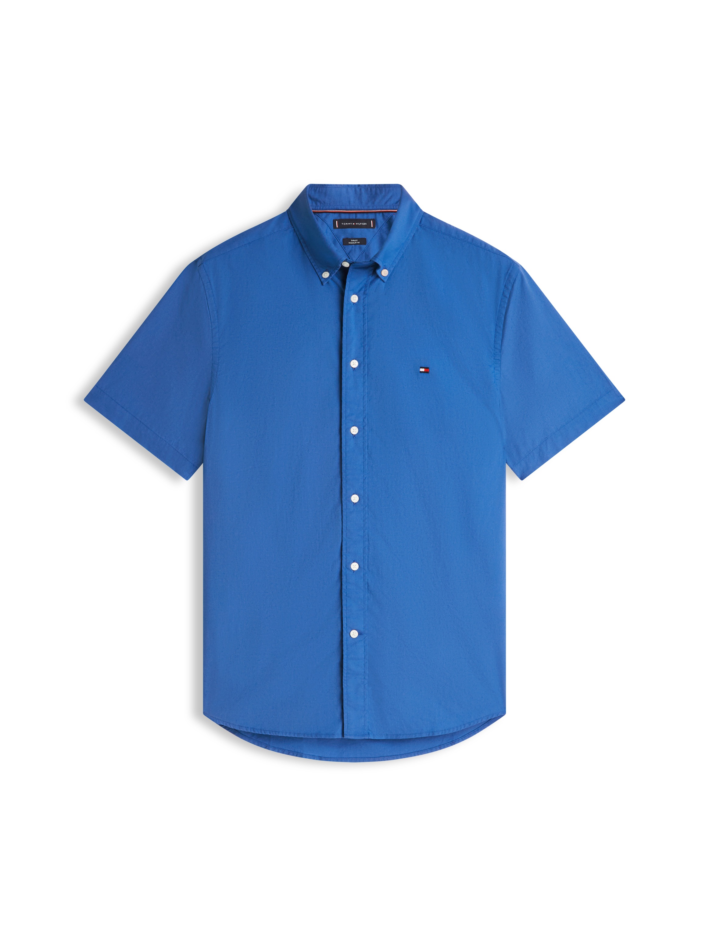 Tommy Hilfiger Kurzarmhemd »FLEX POPLIN SOLID« Regular fit mit Button-Down-Kragen