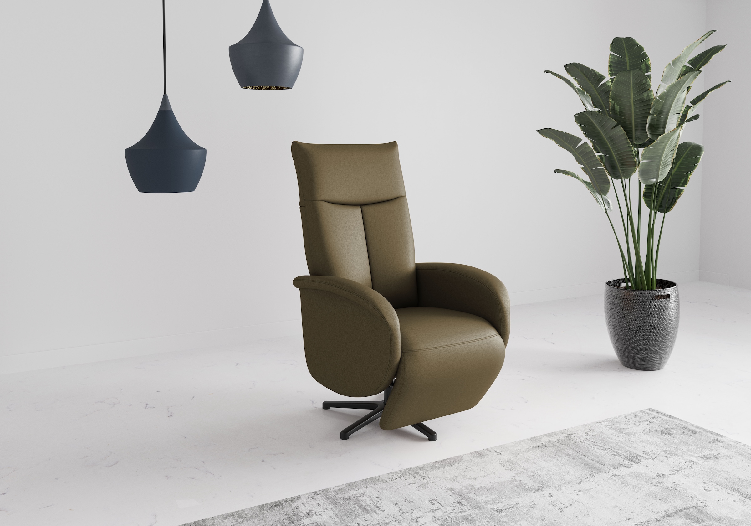 sit&more TV-Sessel "Juma, inkl. Drehfunktion & Kopfteilverstellung", Höhe A günstig online kaufen