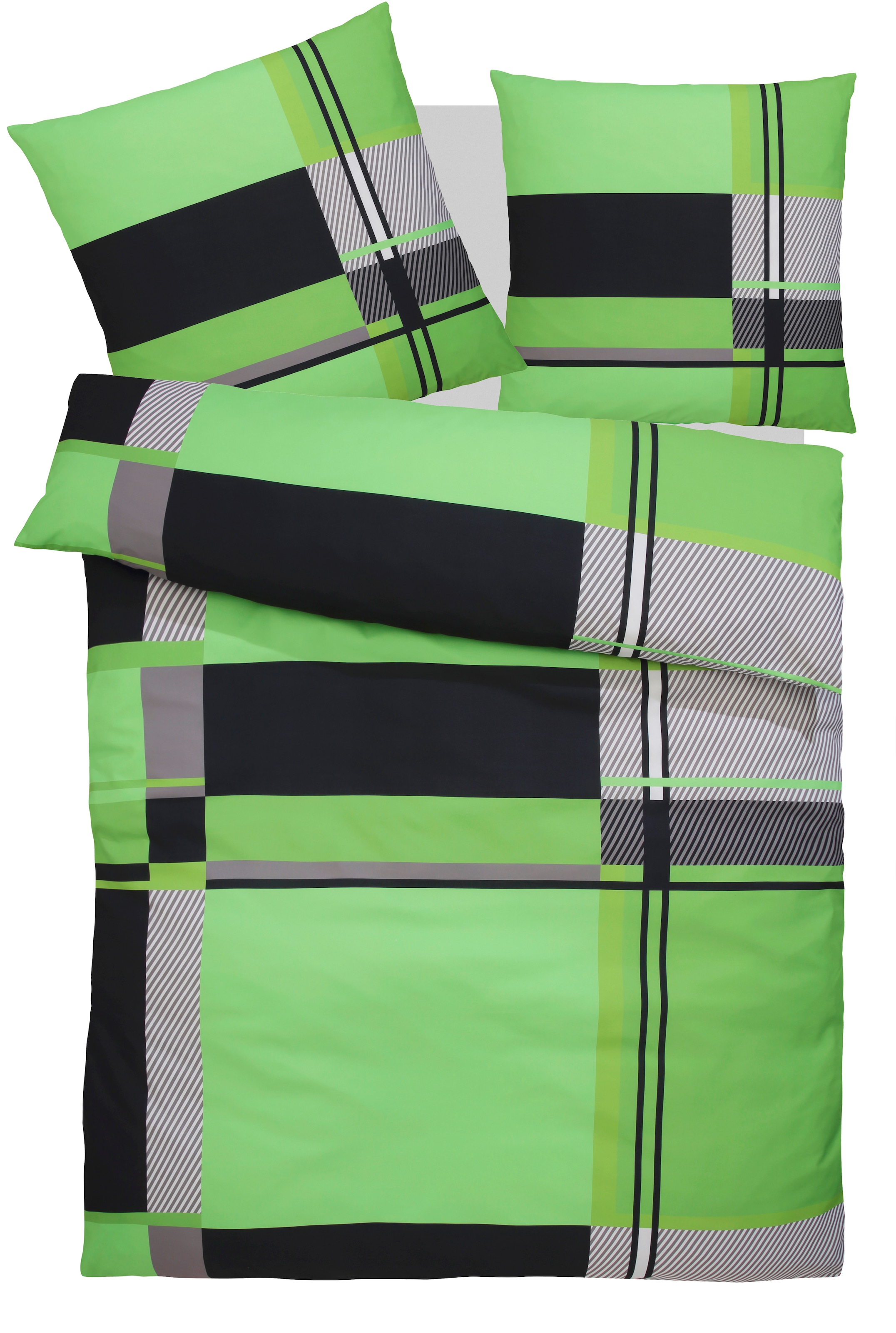 my home Bettwäsche "NINA, in verschiedenen Qualitäten" 2 Stk. tlg. in den G günstig online kaufen