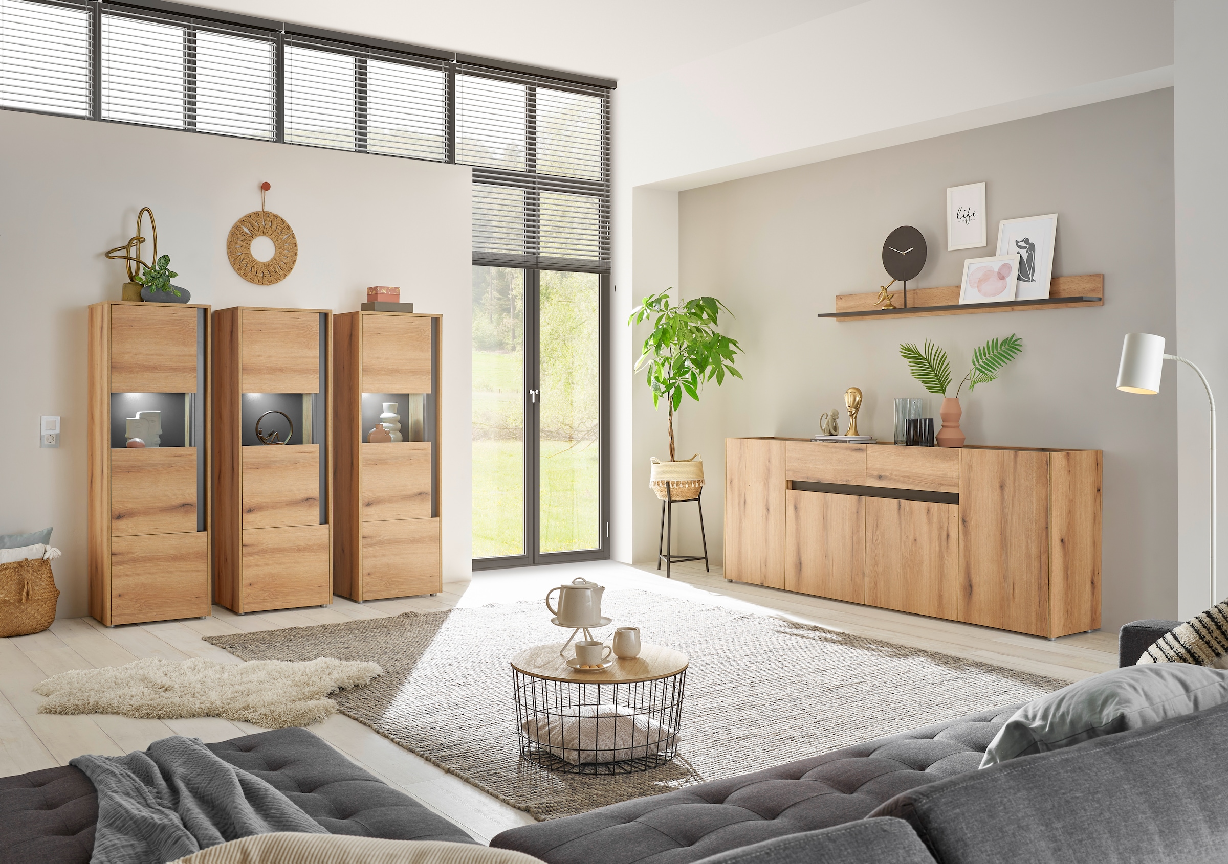 Home affaire Wohnwand "City/Giron, moderne Anbauwand, Komplettset in vielen günstig online kaufen