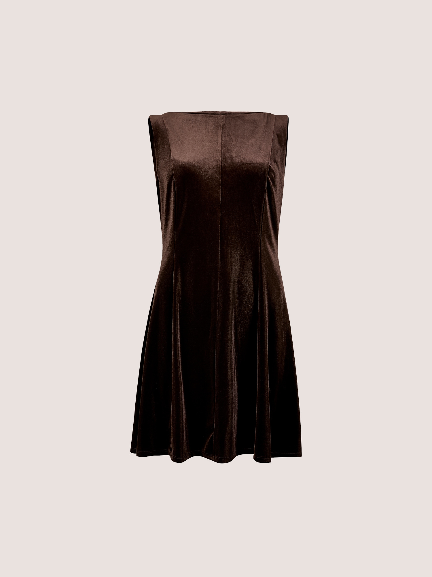 Apricot Partykleid »Swing-Minikleid« aus Samt