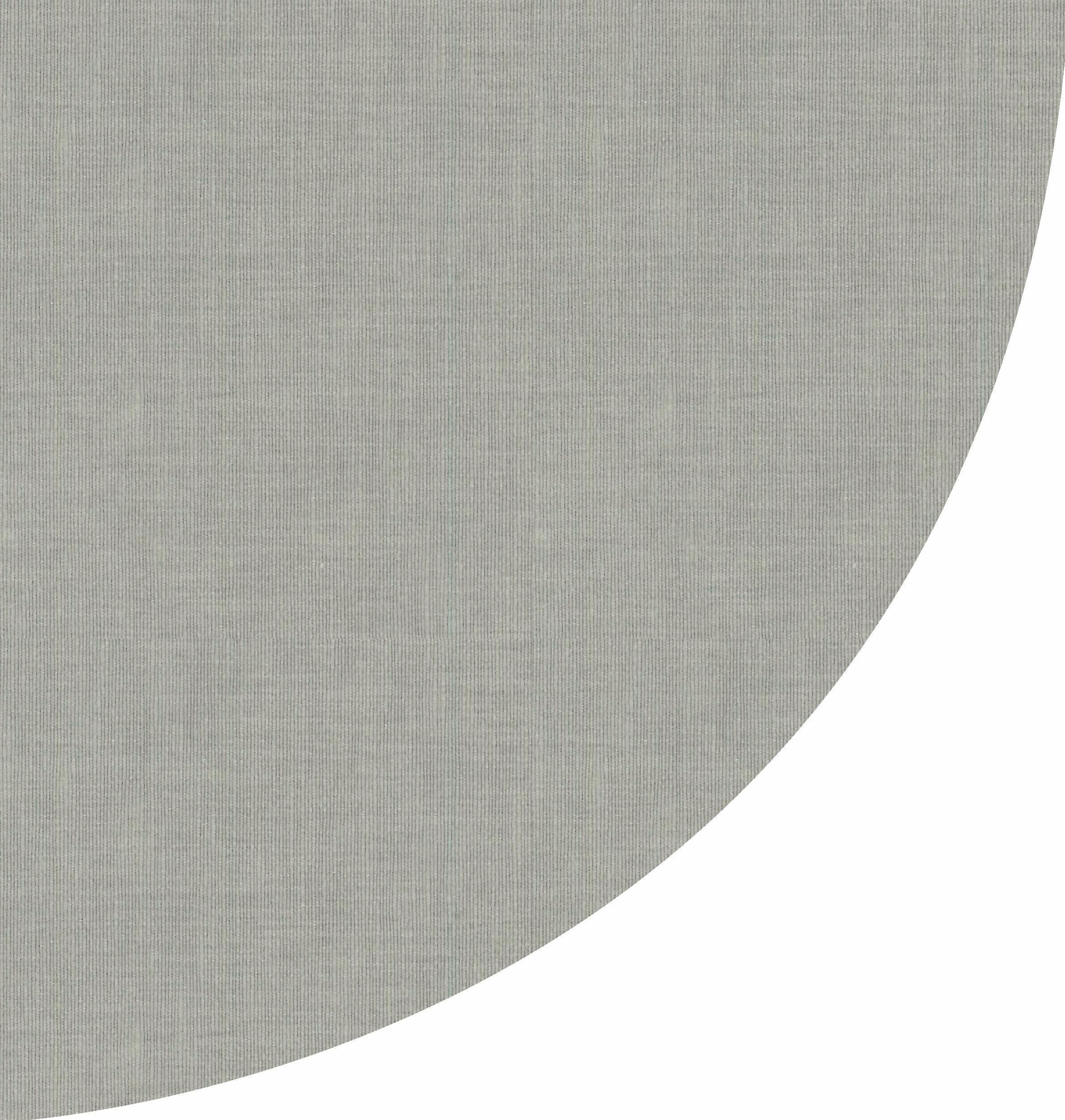 Tischdecke APELT, Ø:170cm, grau, Baumwolle, Polyester, Tischdecken, "ALASKA, LOFT STYLE, Rips Uni"