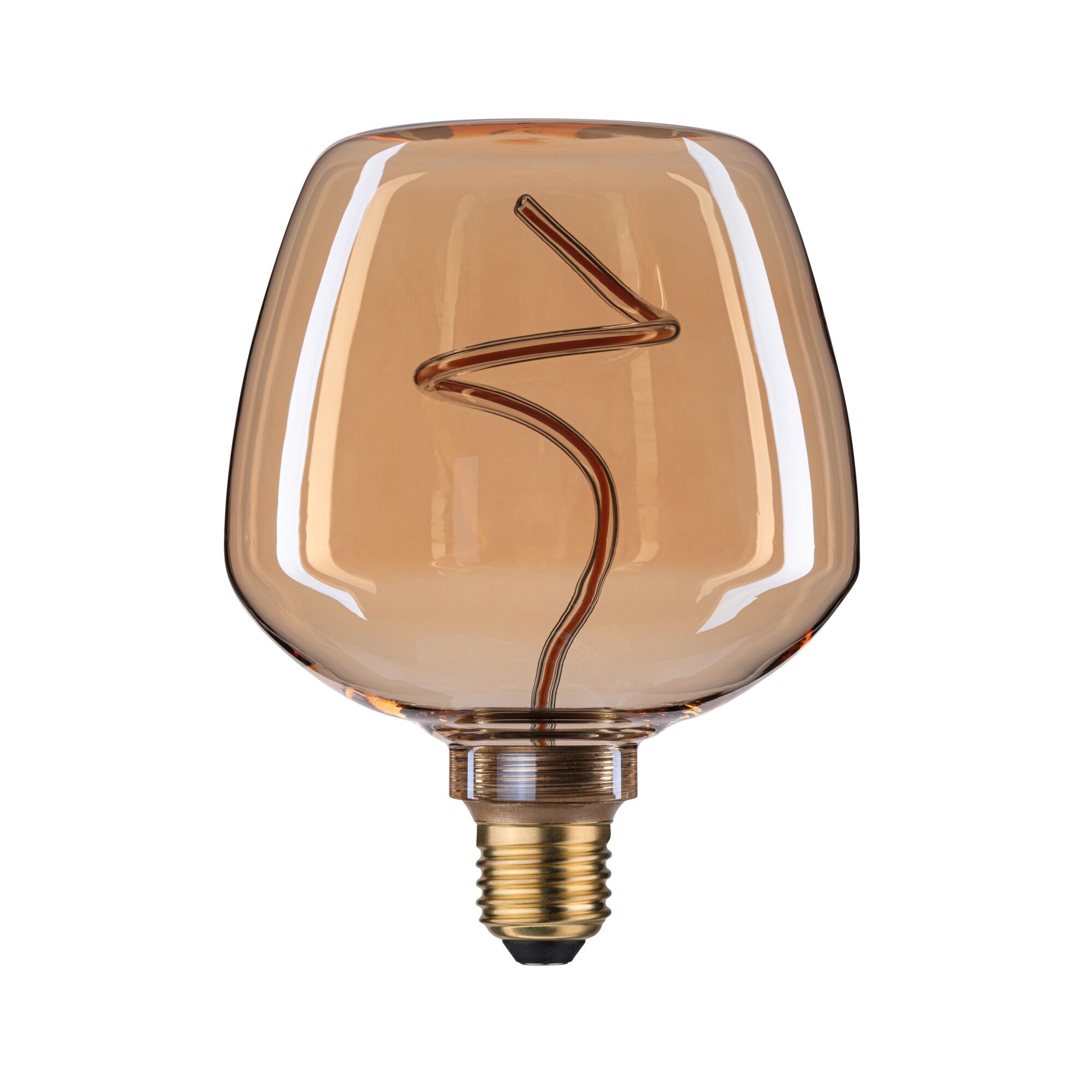 PAULMANN LED-Leuchtmittel "Floating Shine G125 V2 250lm 4W 1800K Gold 230V", L:16,3cm Ø:12,3cmgoldfarben, Leuchtmittel