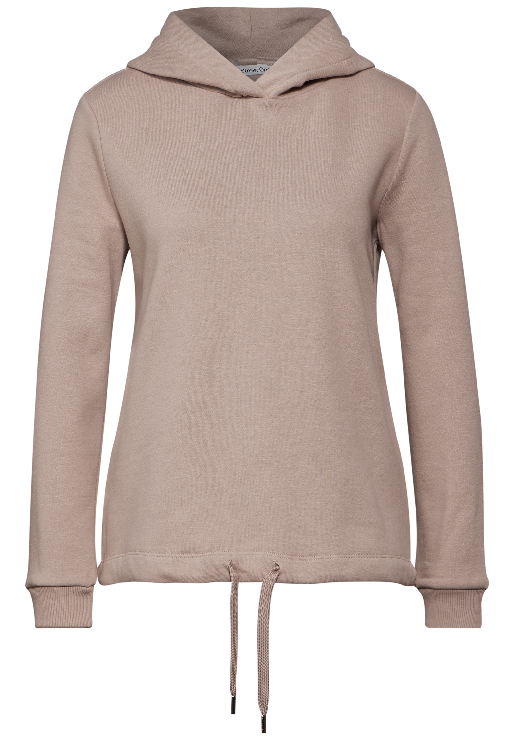 STREET ONE Hoodie, mit Tunnelzug am Saum