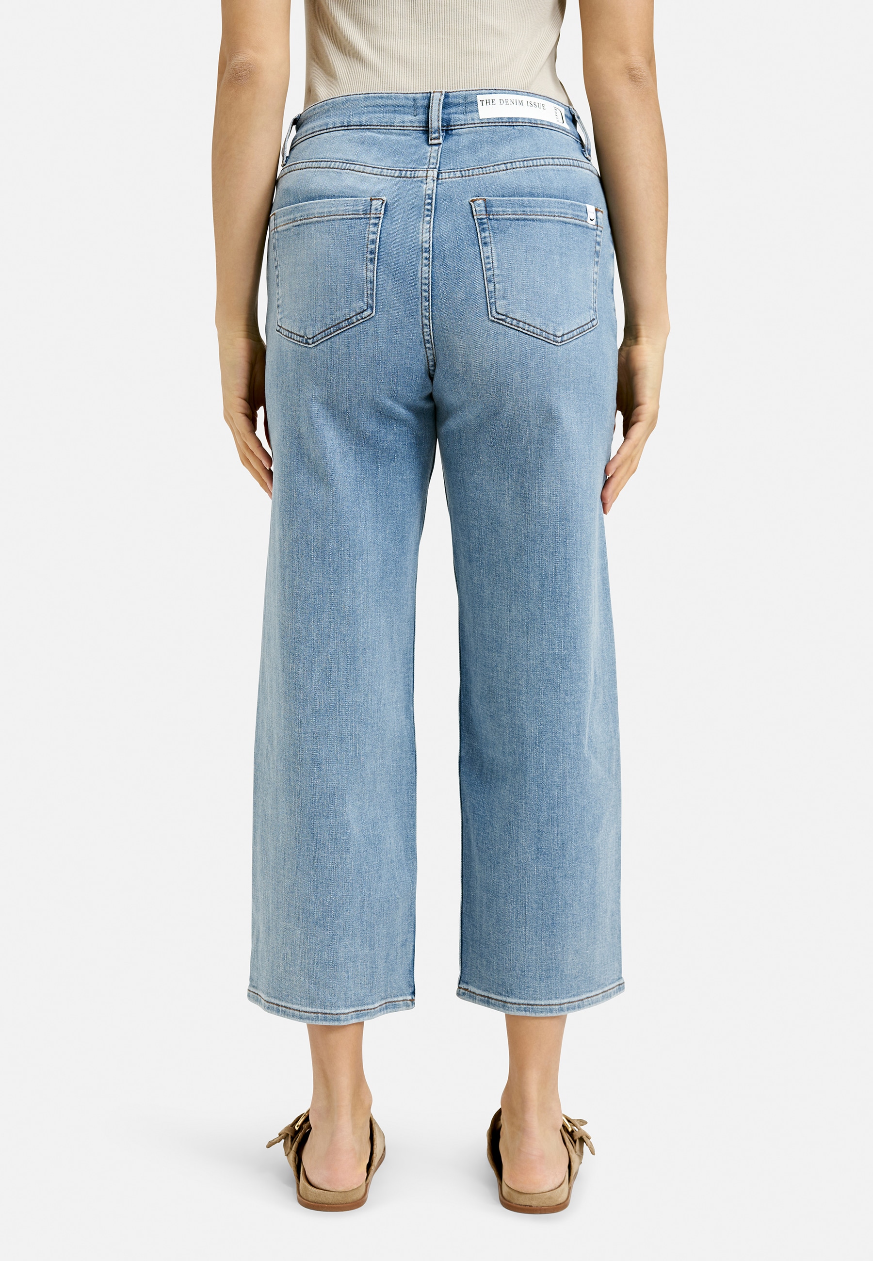 Smith & Soul Weite Jeans mit verkürztem Bein