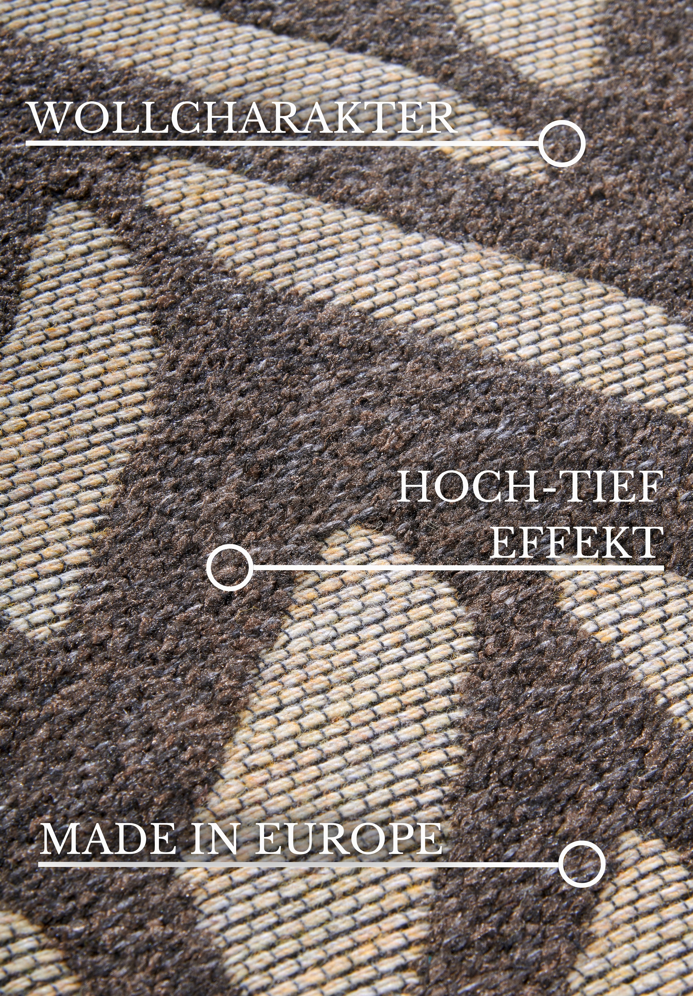Villeroy & Boch Outdoorteppich »Georgette«, rechteckig, 4 mm Höhe, In-& Outdoor, Flachgewebe, wetterfest, Terrasse, Balkon, modern, Trend