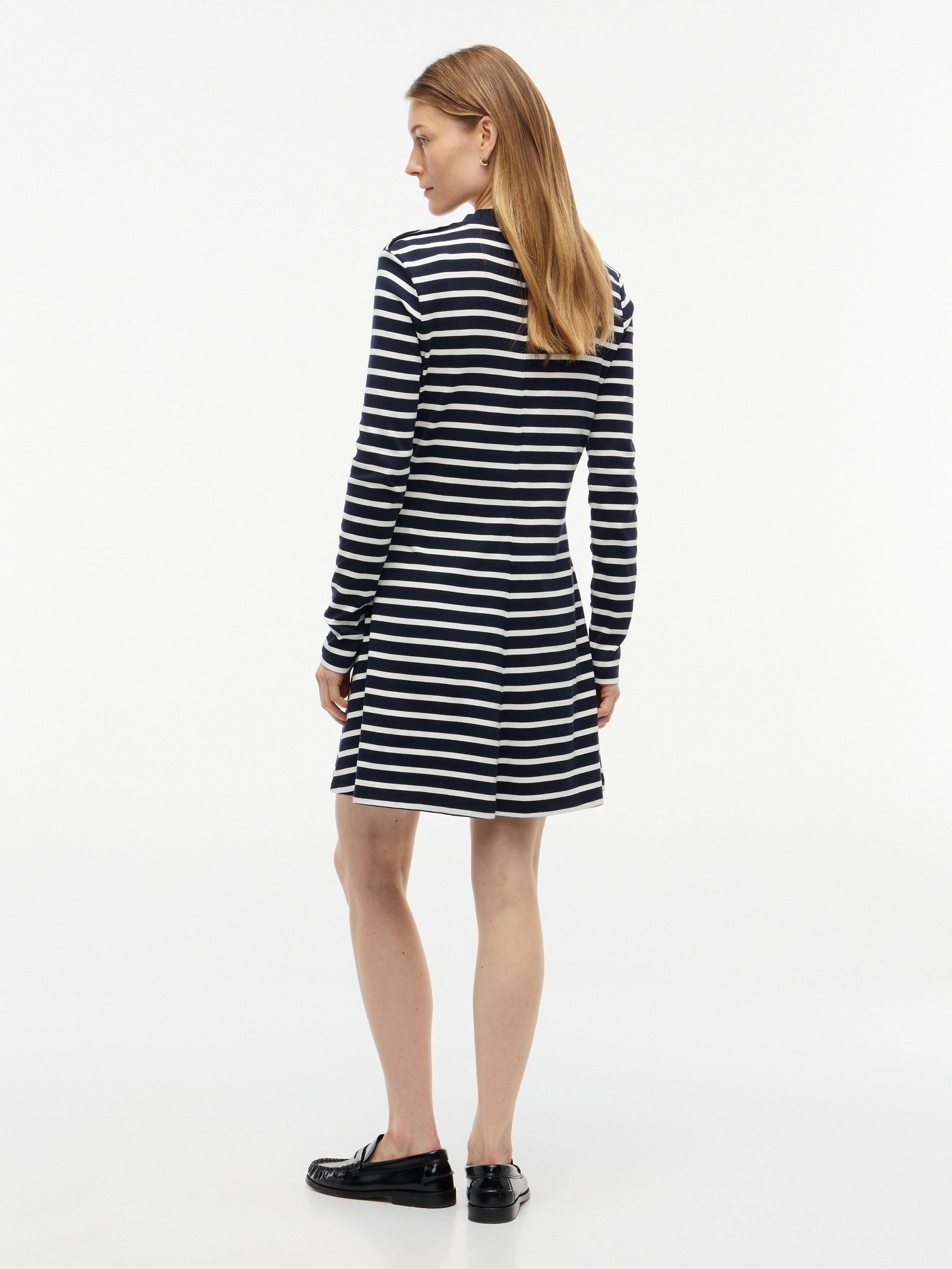 Tommy Hilfiger Jerseykleid »CODY F&F MOCK-NK LS DRESS« Baumwolle