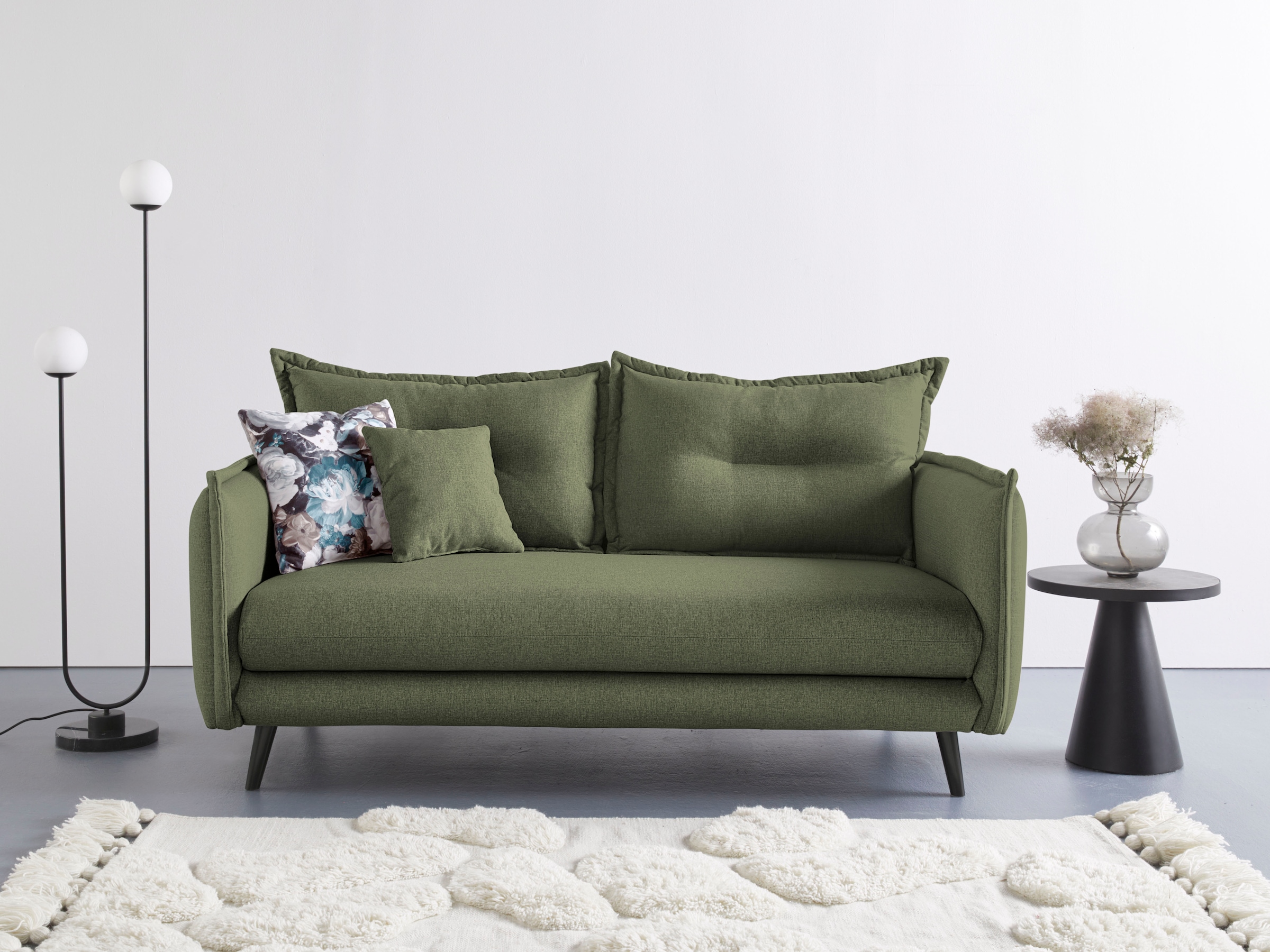 Home affaire 3-Sitzer "Lazio" inklusive 1 Stk. Wende- und 1 Stk. Zierkissen günstig online kaufen