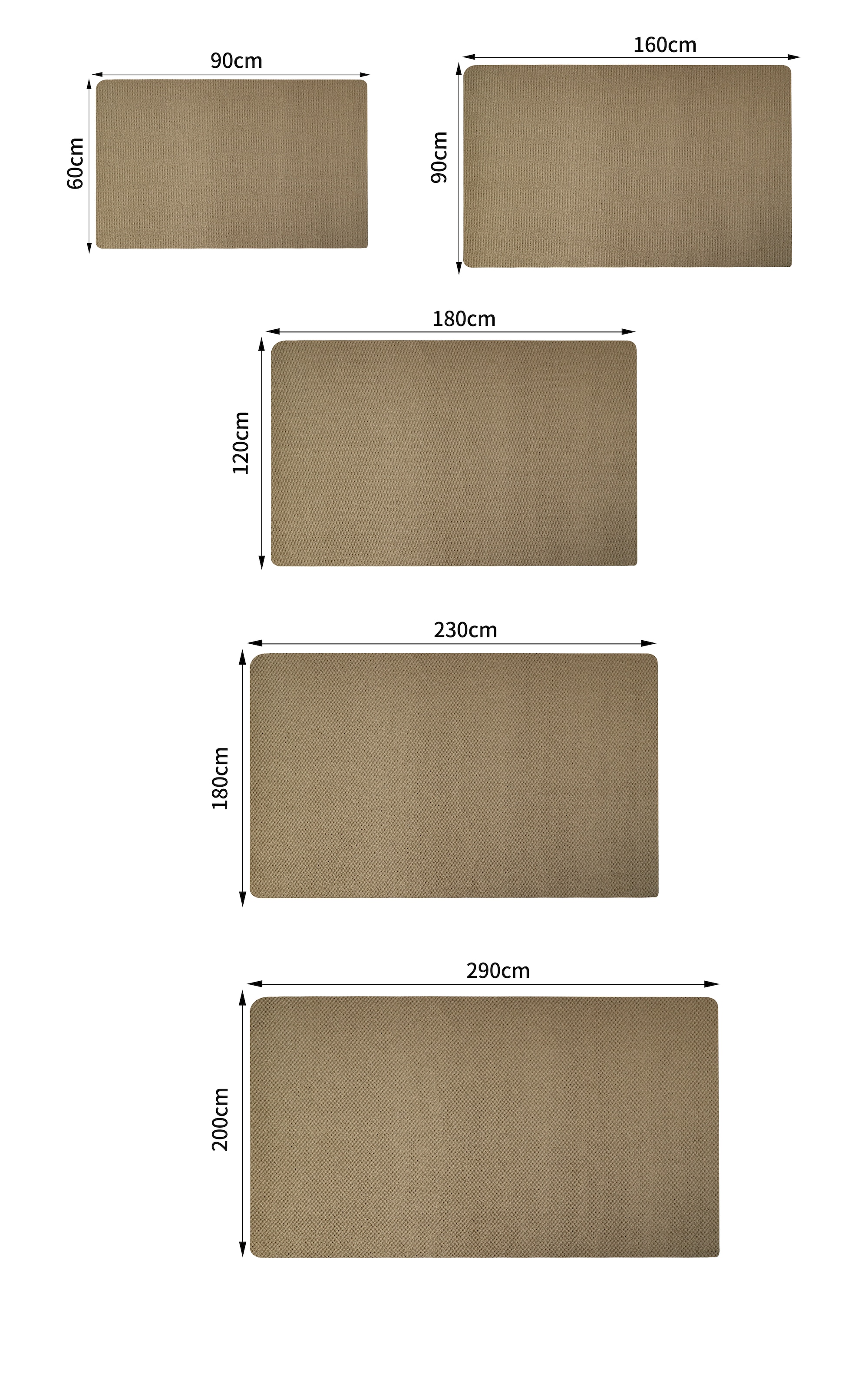 OTTO home Teppich »Lilia« rechteckig 5 mm Höhe Sisal-Optik, uni, waschbar, Wohnzimmer, Schlafzimmer, Esszimmer