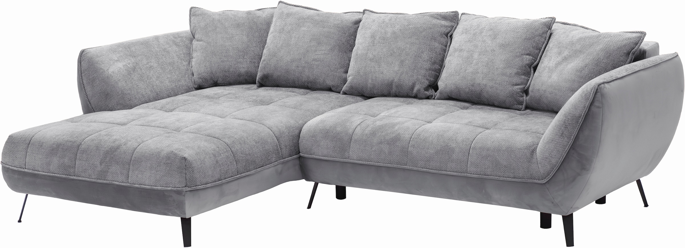 exxpo - sofa fashion Ecksofa »Midway mit einfacher Easy-Lift-Bettfunktion, bequem und modern«, inkl. Bettfunktion und praktischem Bettkasten, L-Form