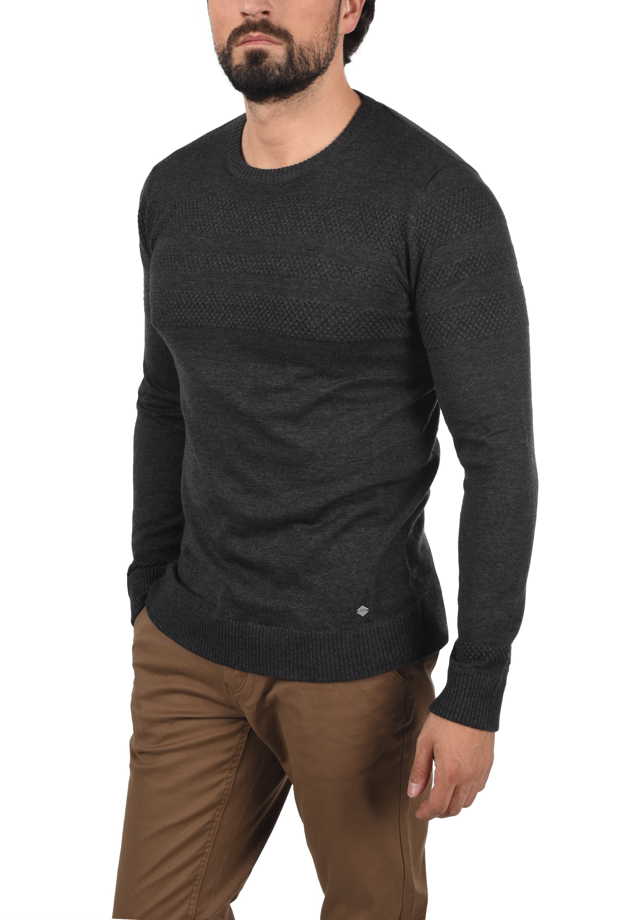 !Solid Strickfleece-Pullover »Strickpullover SDBarima«