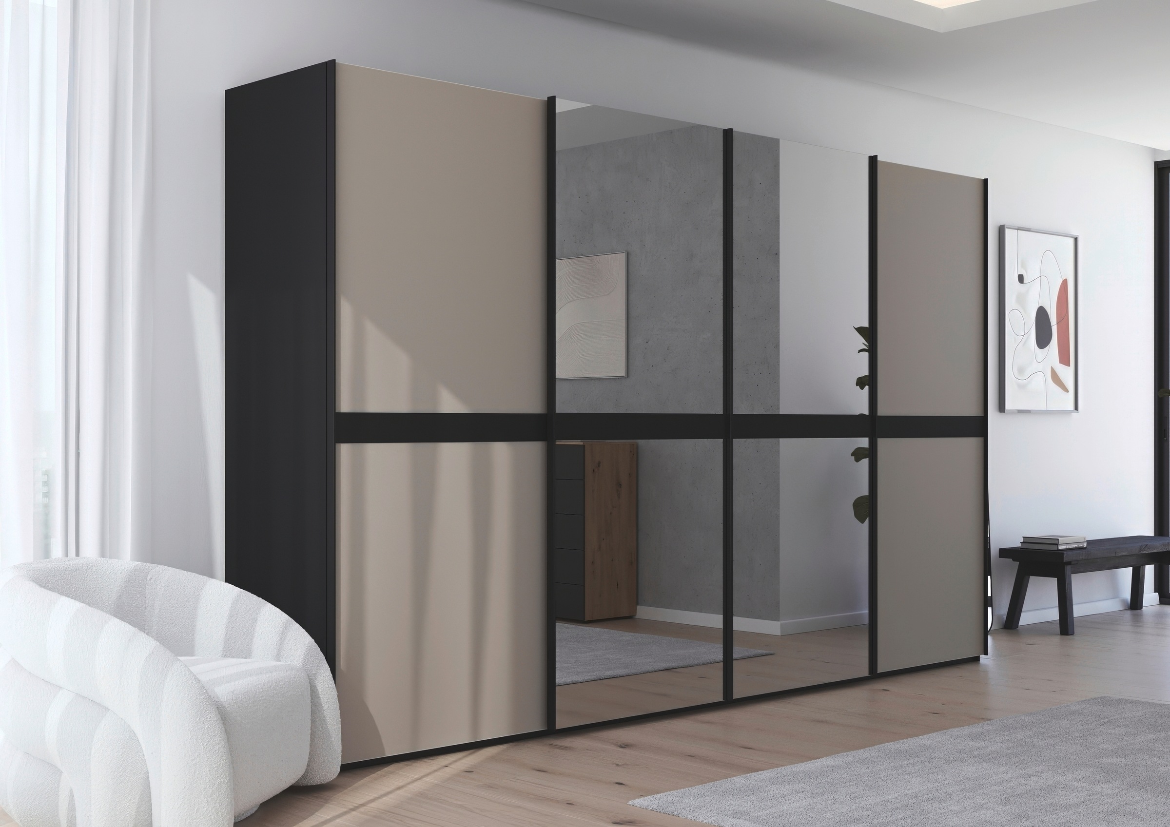 rauch Schwebetürenschrank "Kleiderschrank Schrank Garderobe Schlafzimmersch günstig online kaufen
