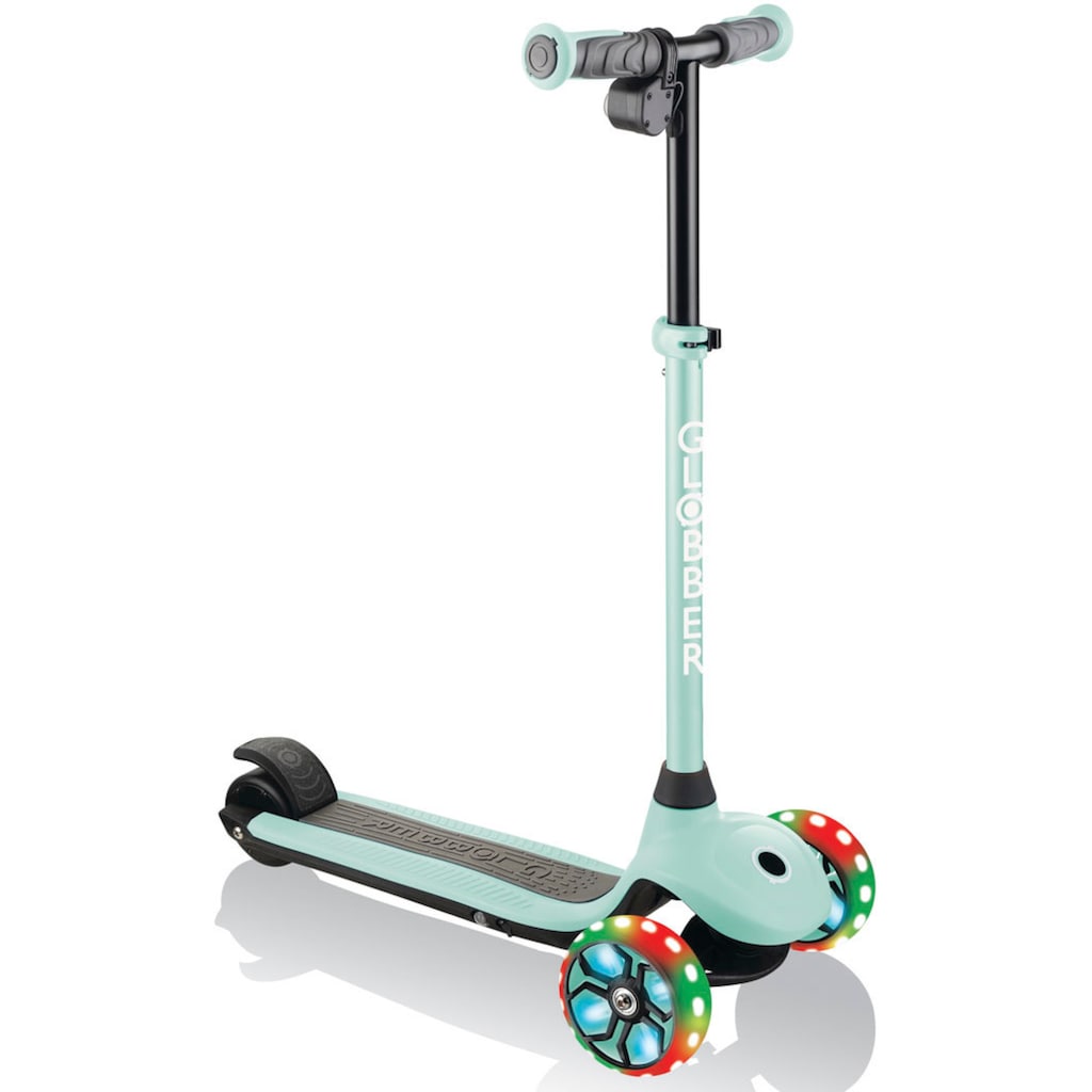 Globber E-Scooter »ONE K E-MOTION 4 PLUS, mit Leuchtrollen«