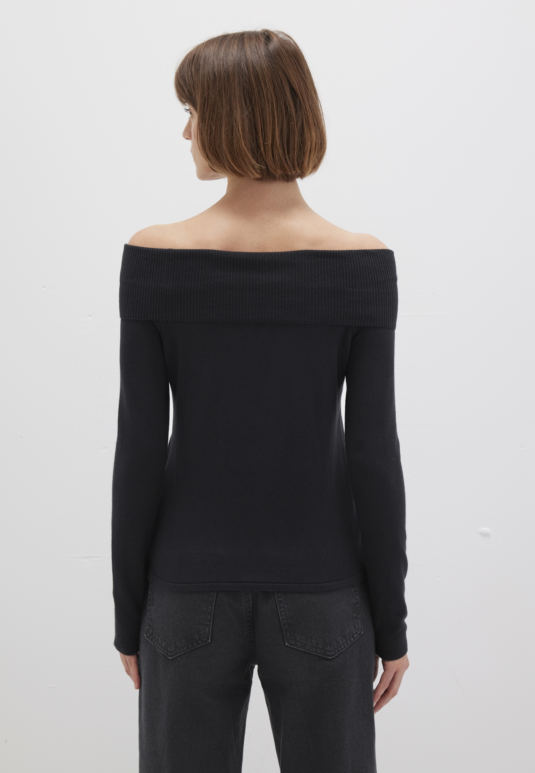 Mavi Strickpullover »WIDE NECK SWEATER«
