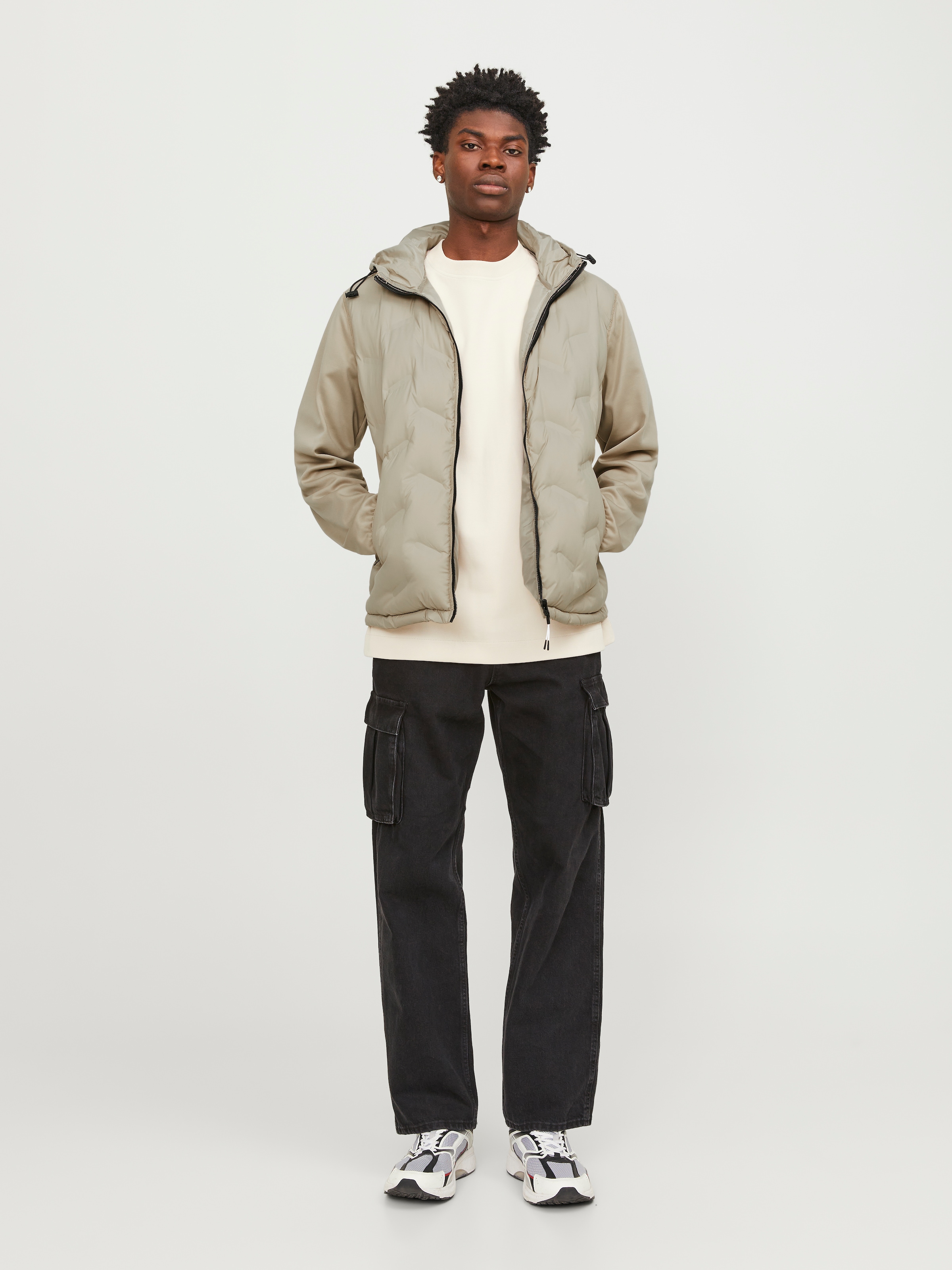 Jack & Jones Hybridjacke »JCOHEAT HYBRID JACKET NOOS« mit Kapuze