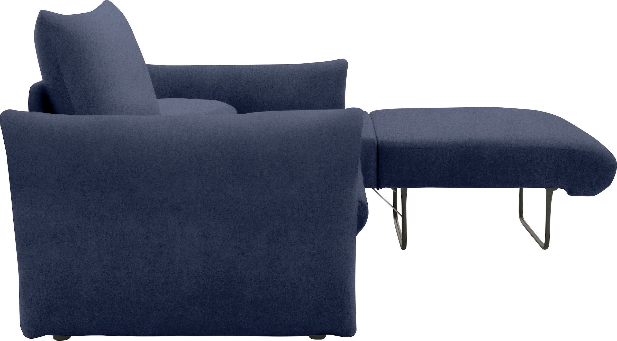 DOMO collection Schlafsofa »700023 Schlaffunktion, Federkern, 2-Sitzer, stabile Liegefläche«, Sitzflächen einzeln ausklappbar zum Schlafen, Relaxen und Entspannen