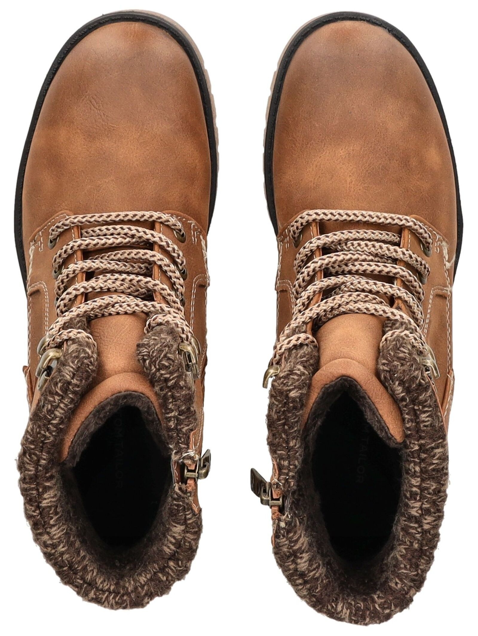 TOM TAILOR Schnürstiefelette »Tom Tailor Stiefelette Lederimitat«