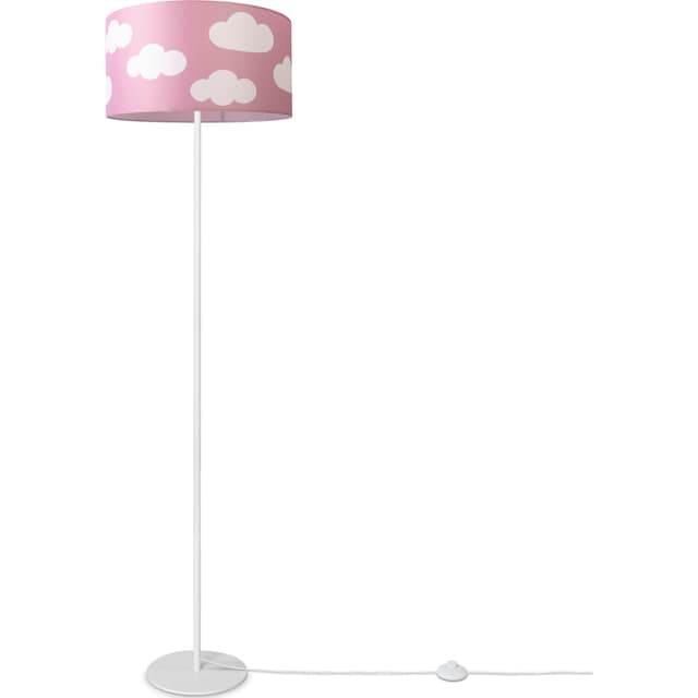 Paco Home Stehlampe »Luca Cosmo«, Stehlampe Kinderzimmer Stoff Lampenschirm  Spielzimmer Wolken E27 | BAUR
