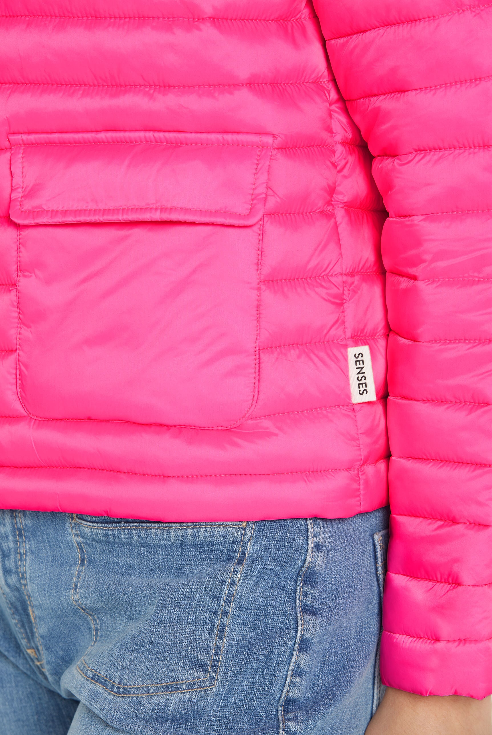 SENSES.THE LABEL Steppjacke ohne Kapuze mit verstellbarem Gummizug im Saum