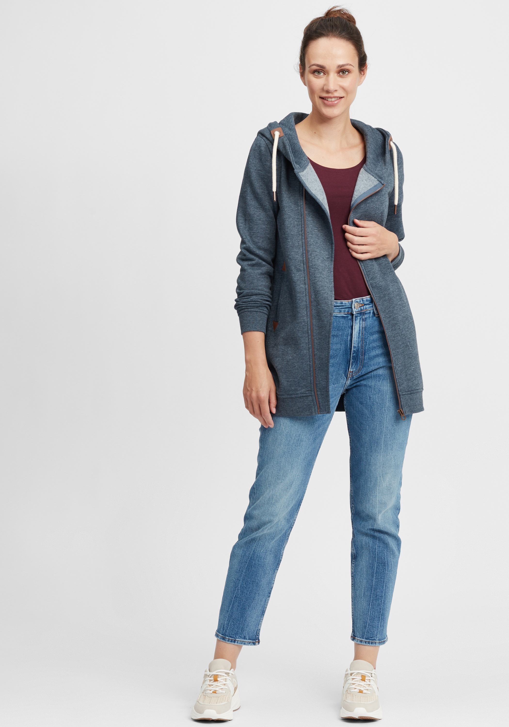 Thumbnail - OXMO Kapuzensweatjacke "Kapuzensweatjacke OXVicky"