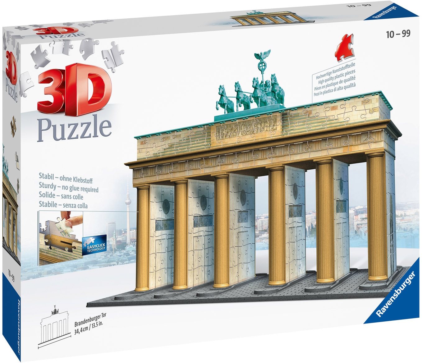 Ravensburger 3D-Puzzle »Brandenburger Tor«, Made in Europe, FSC® - schützt Wald - weltweit
