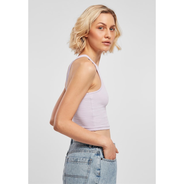 URBAN CLASSICS Muskelshirt »Damen Ladies Cropped Rib Top«, (1 tlg.) online  kaufen | BAUR